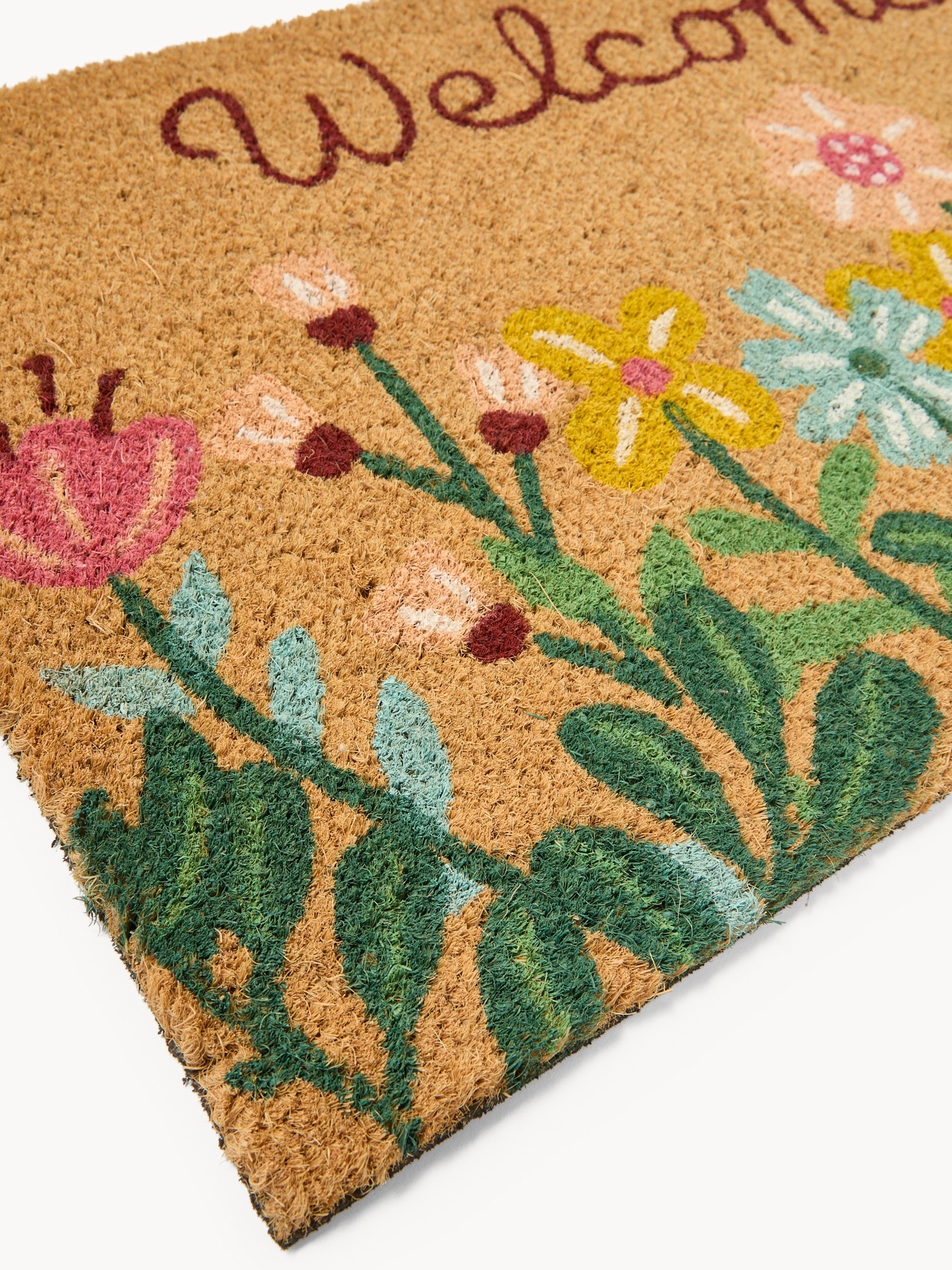 Zerbino in cocco con stampa fiorita - Prezzo di lancio, Ecr&ugrave;, large image number 1