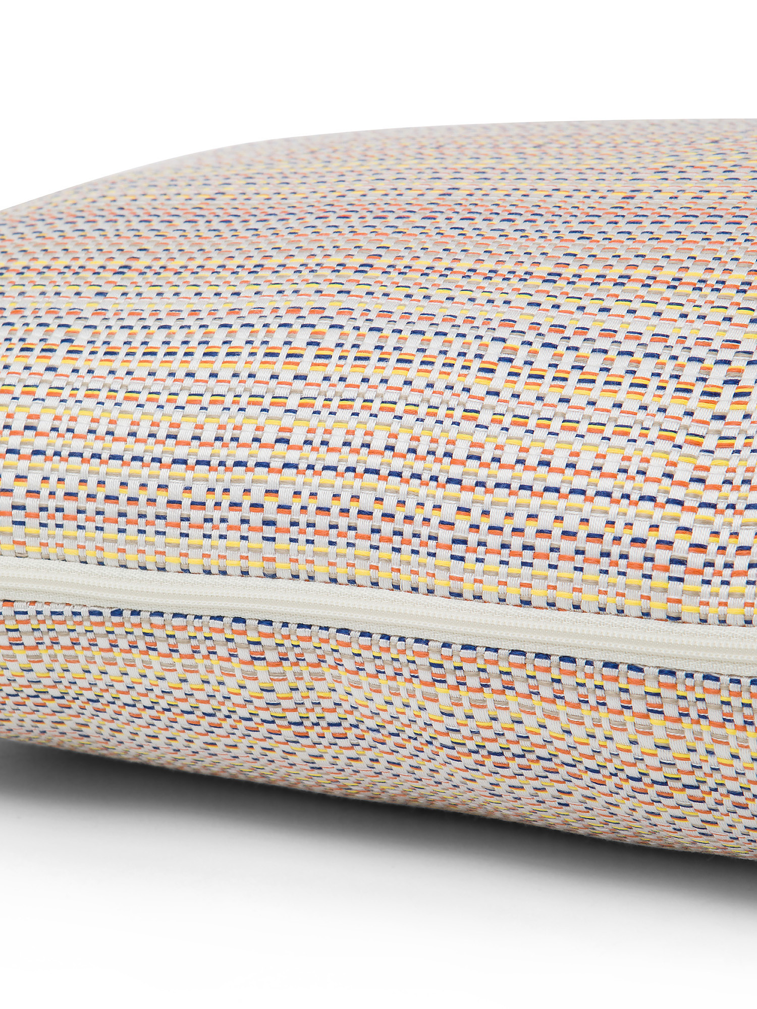 35x55 cm outdoor cushion with striped pattern, with zip and padding., Multicolor, large image number 2