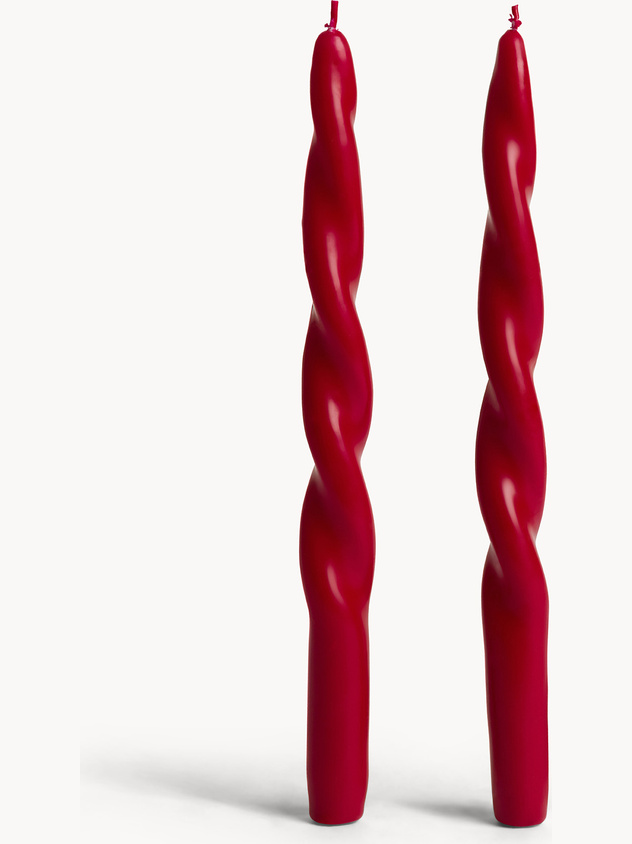 Set 2 candele torchon