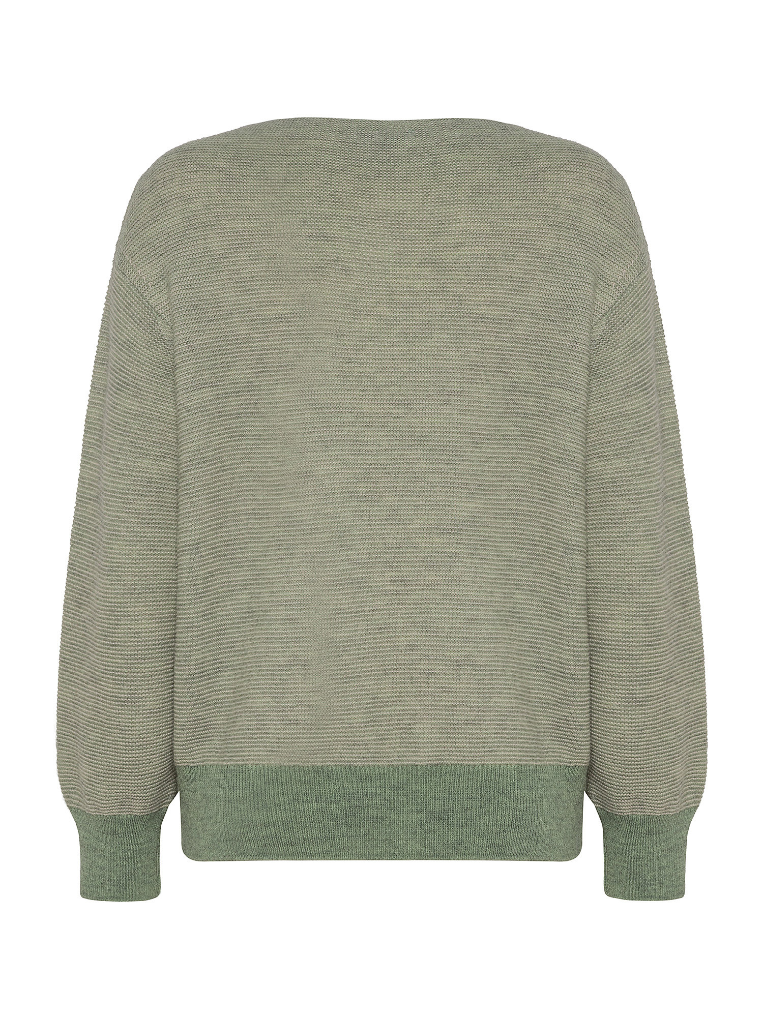 Two Tone Sweater, Green, large image number 1