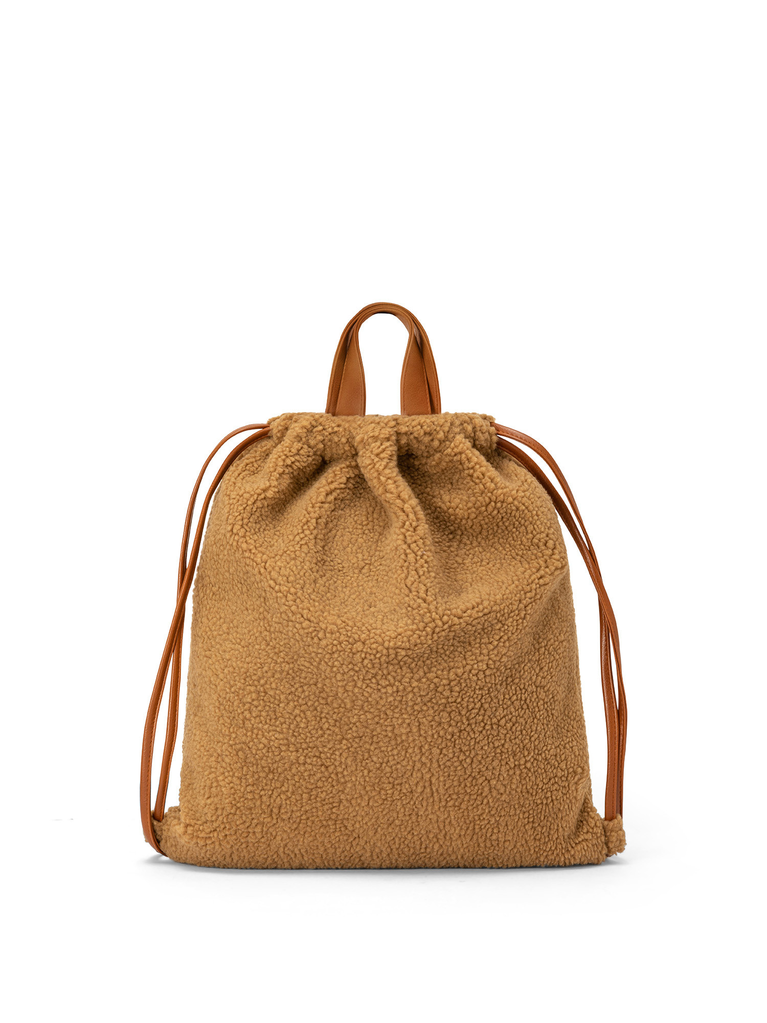 Koan - Faux fur backpack, Hazelnut Brown, large image number 0