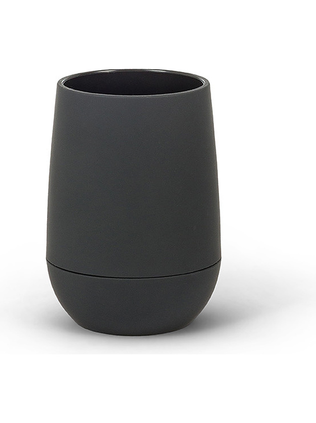 Toothbrush holder in opaque plastic