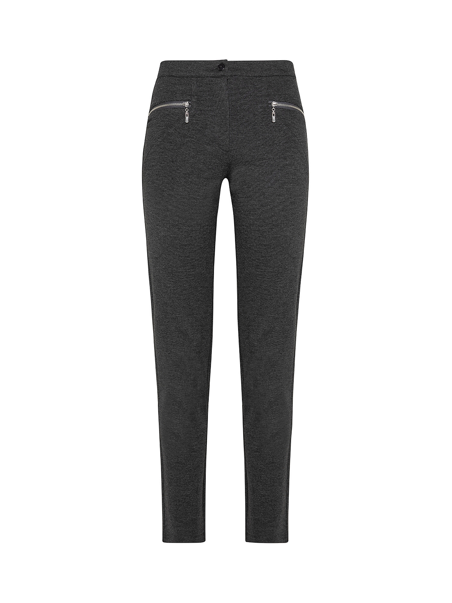 Trousers with pockets, Grey, large image number 0