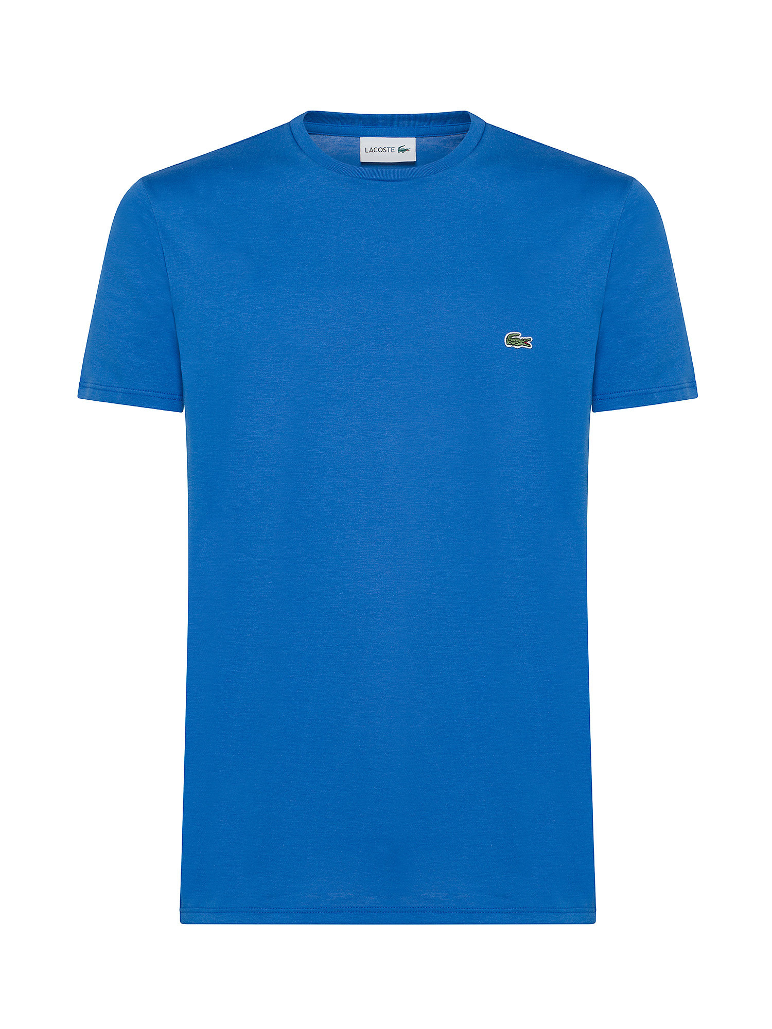 Lacoste - Pima cotton jersey crewneck T-shirt, Blue, large image number 0
