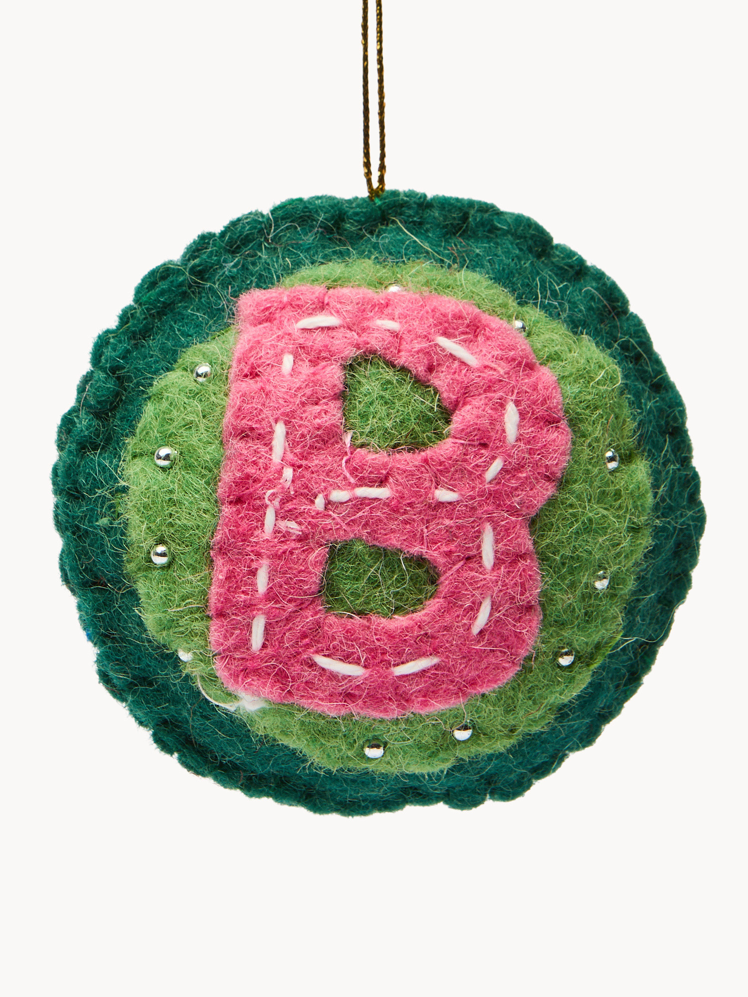 Pallina in feltro lettera B, Multicolor, large image number 1