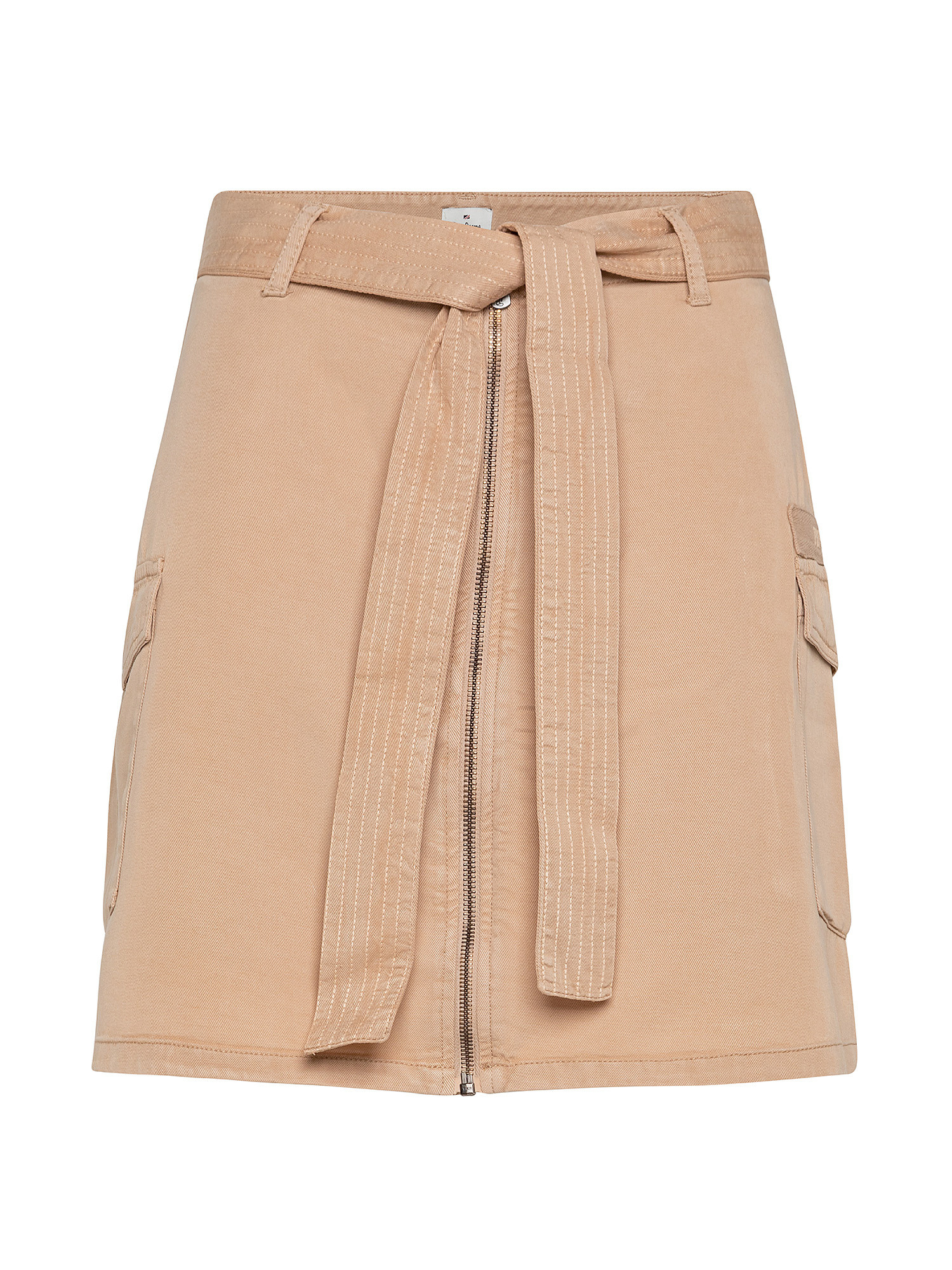 Floren skirt with zip, Beige, large image number 0