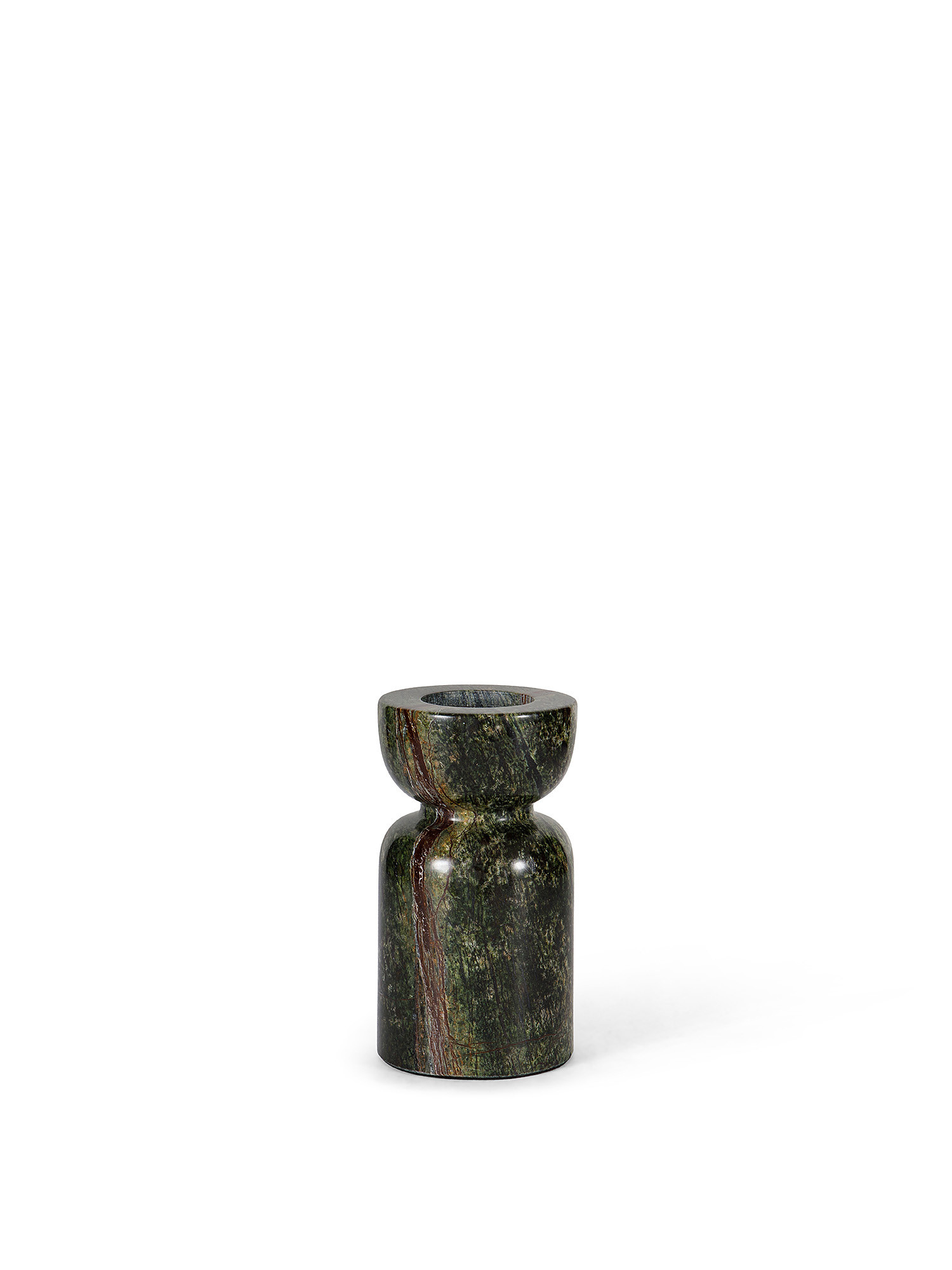 Handmade marble candlestick, Grey, large image number 0