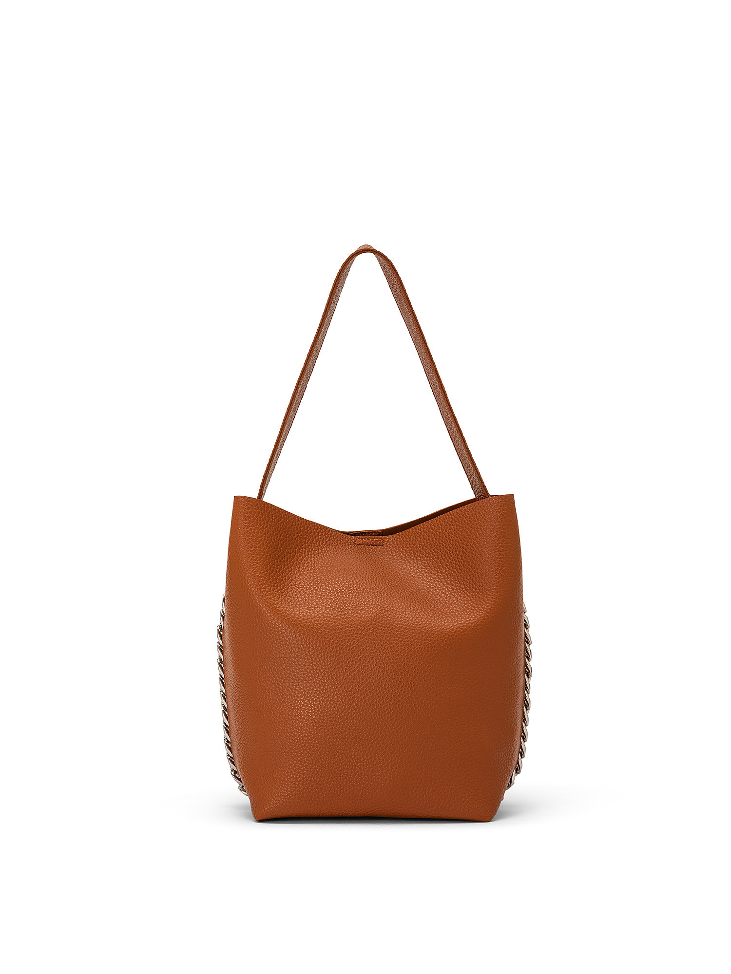 Hobo bag, Leather Brown, large image number 0