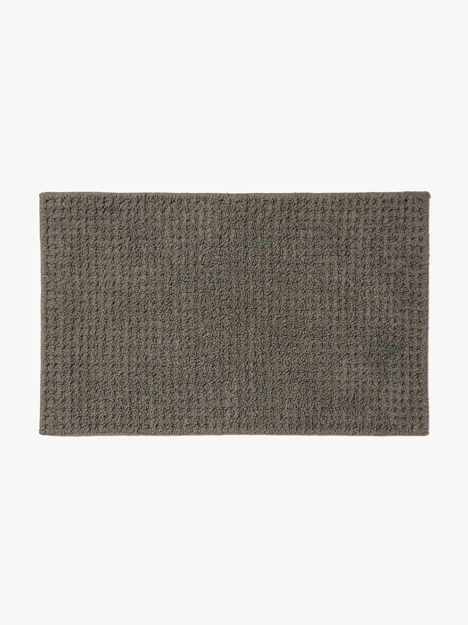 Bath mat with honeycomb pattern, Grey, large image number 0