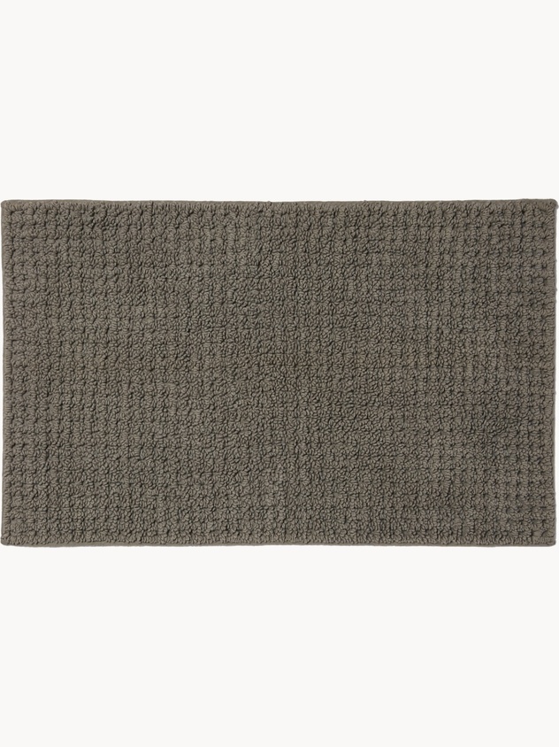 Bath mat with honeycomb pattern