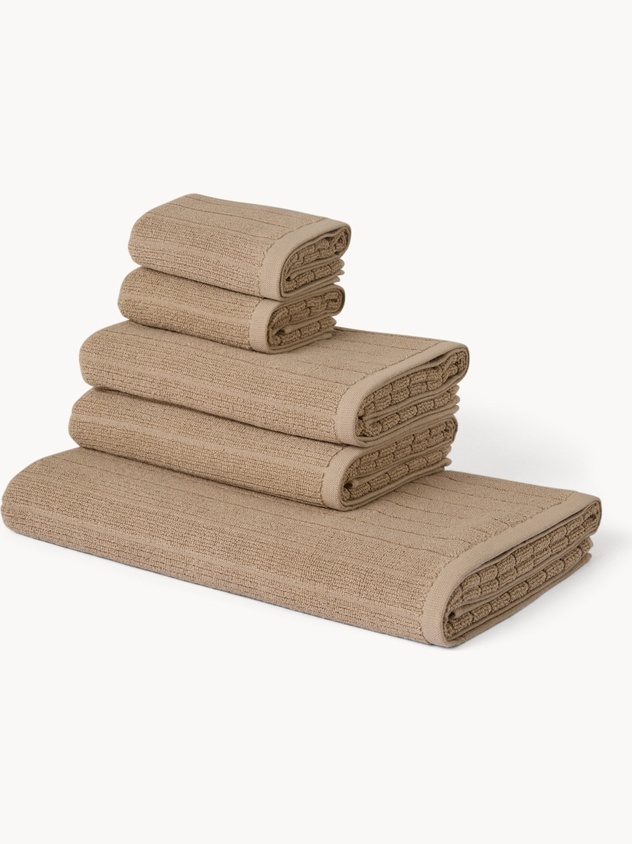 Set of 5 Pure Cotton Towels - Discounted Price