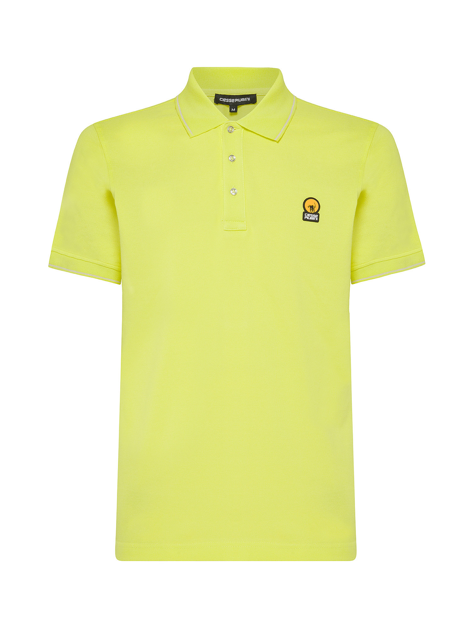 Ciesse Piumini - Piff polo shirt in cotton with logo, Yellow, large image number 0