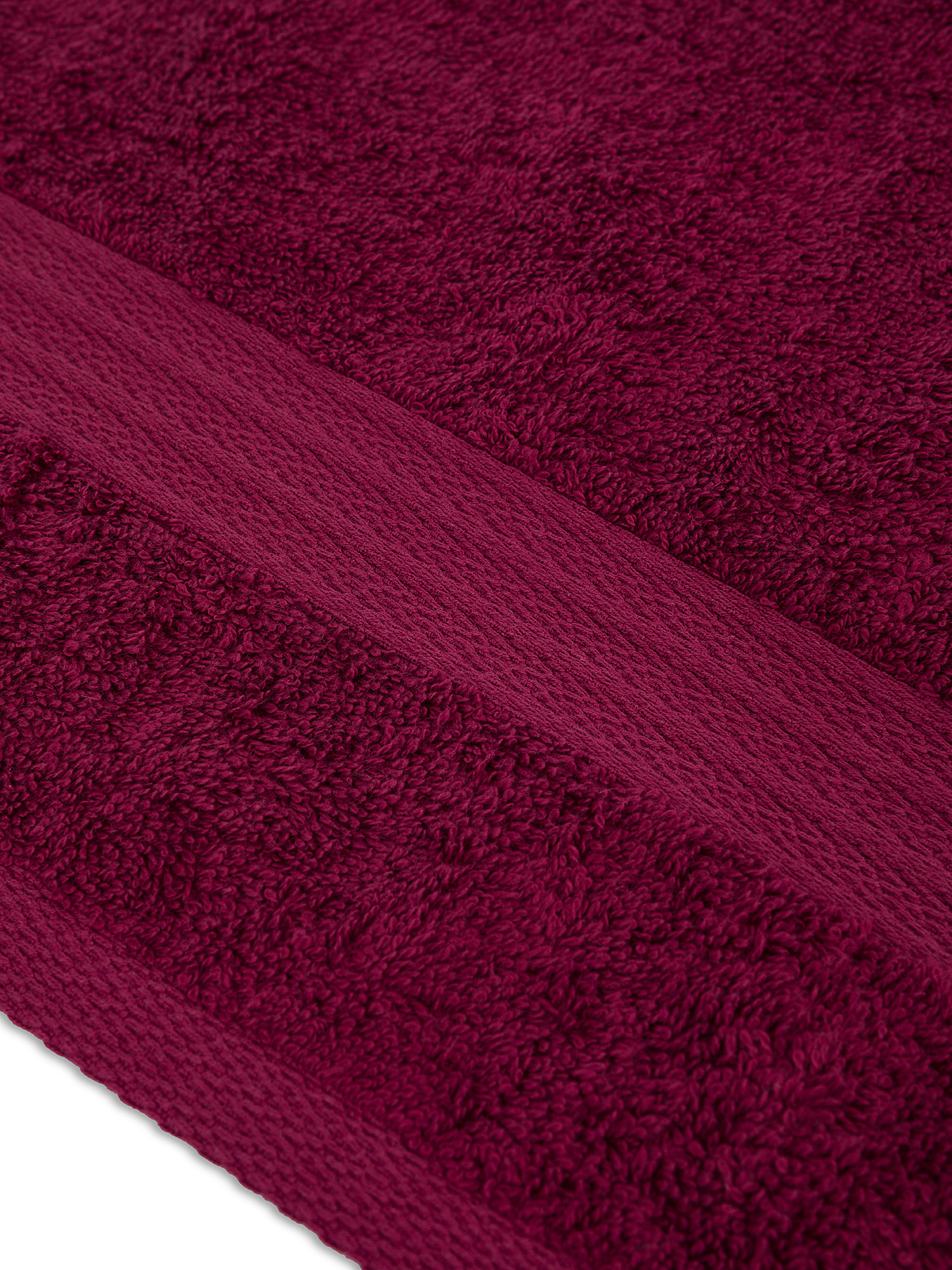 Zefiro solid color 100% cotton towel, Cherry Red, large image number 2