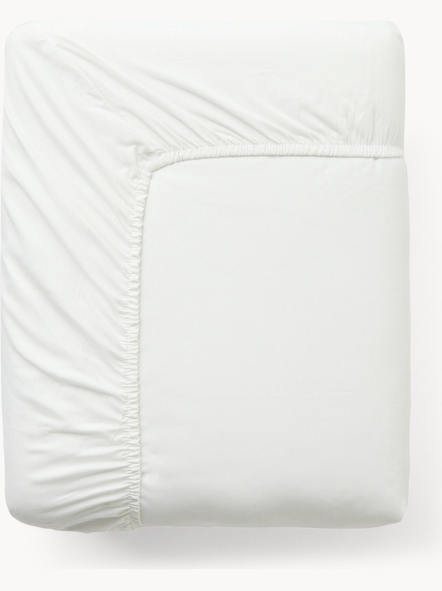 Solid-color pure cotton fitted sheet | 30cm wide