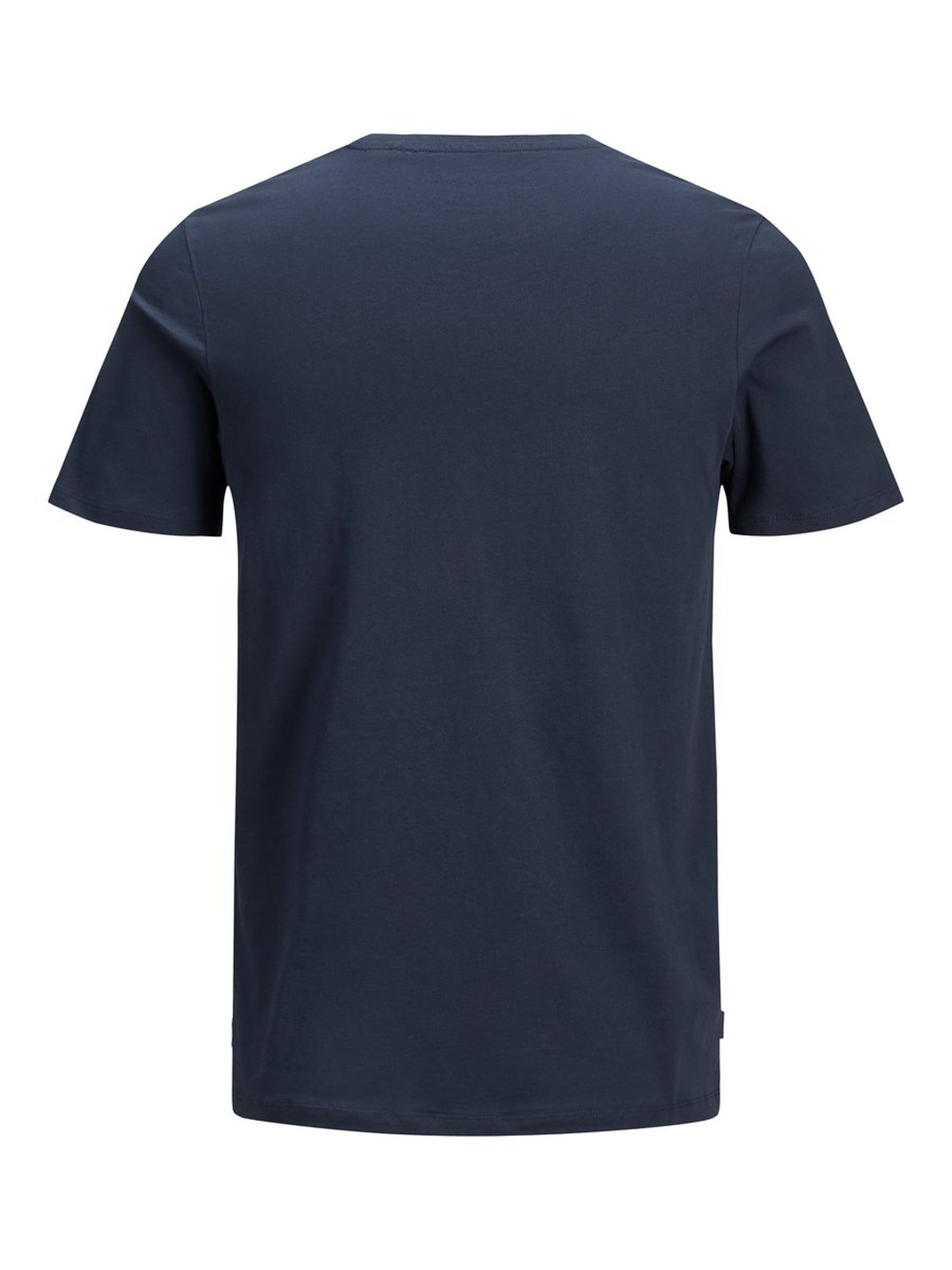Jack & Jones - T-shirt in cotone, Blu scuro, large image number 1