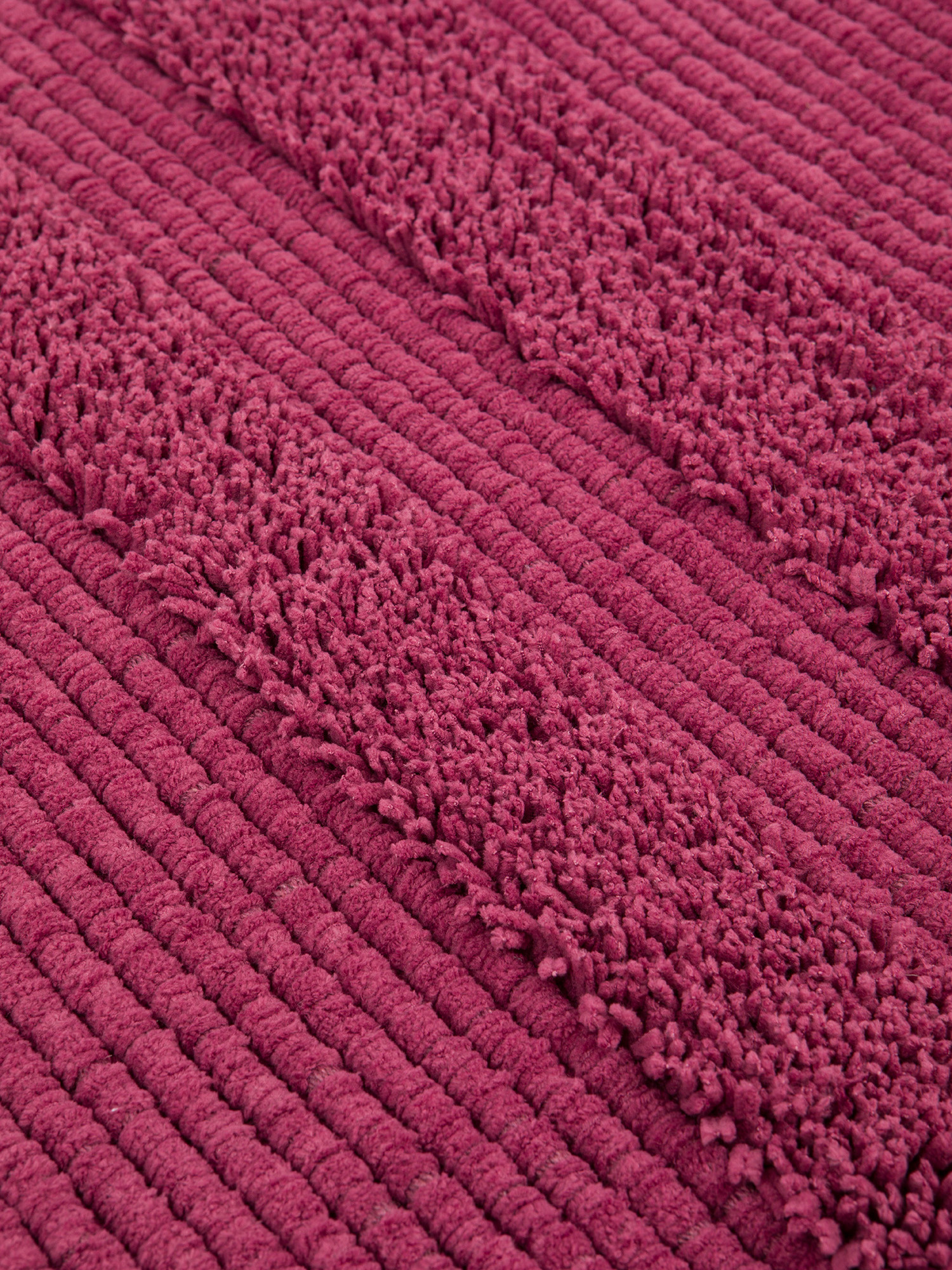 Chenille bathroom rug, Dark Pink, large image number 1