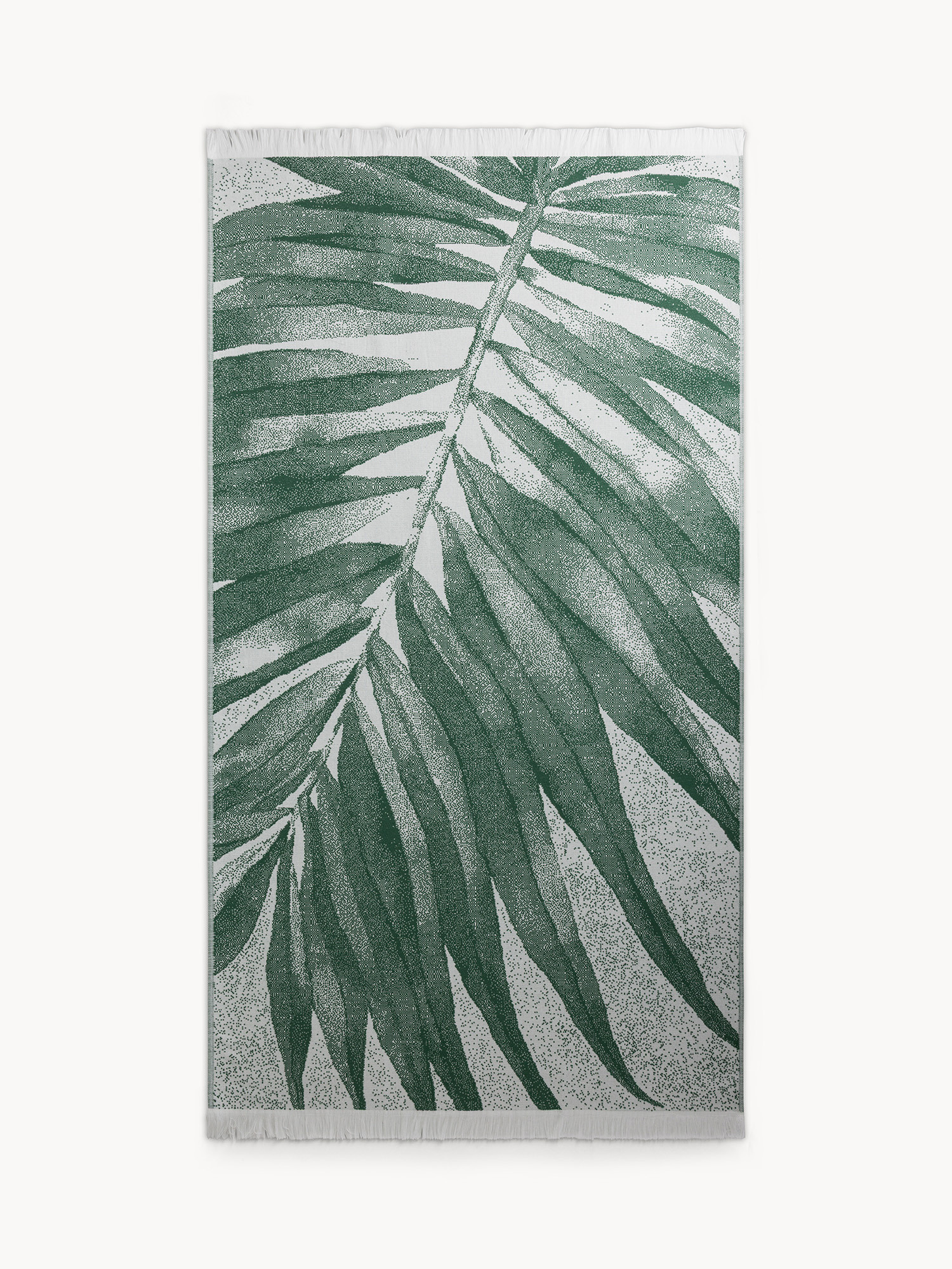 Hammam beach towel with fringes, Multicolor, large image number 0