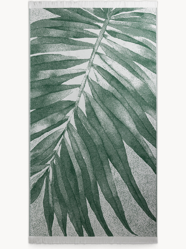 Hammam beach towel with fringes