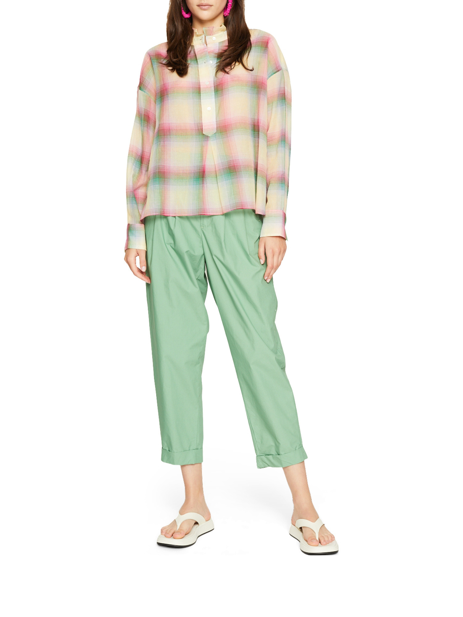Pantalone, Verde, large image number 1