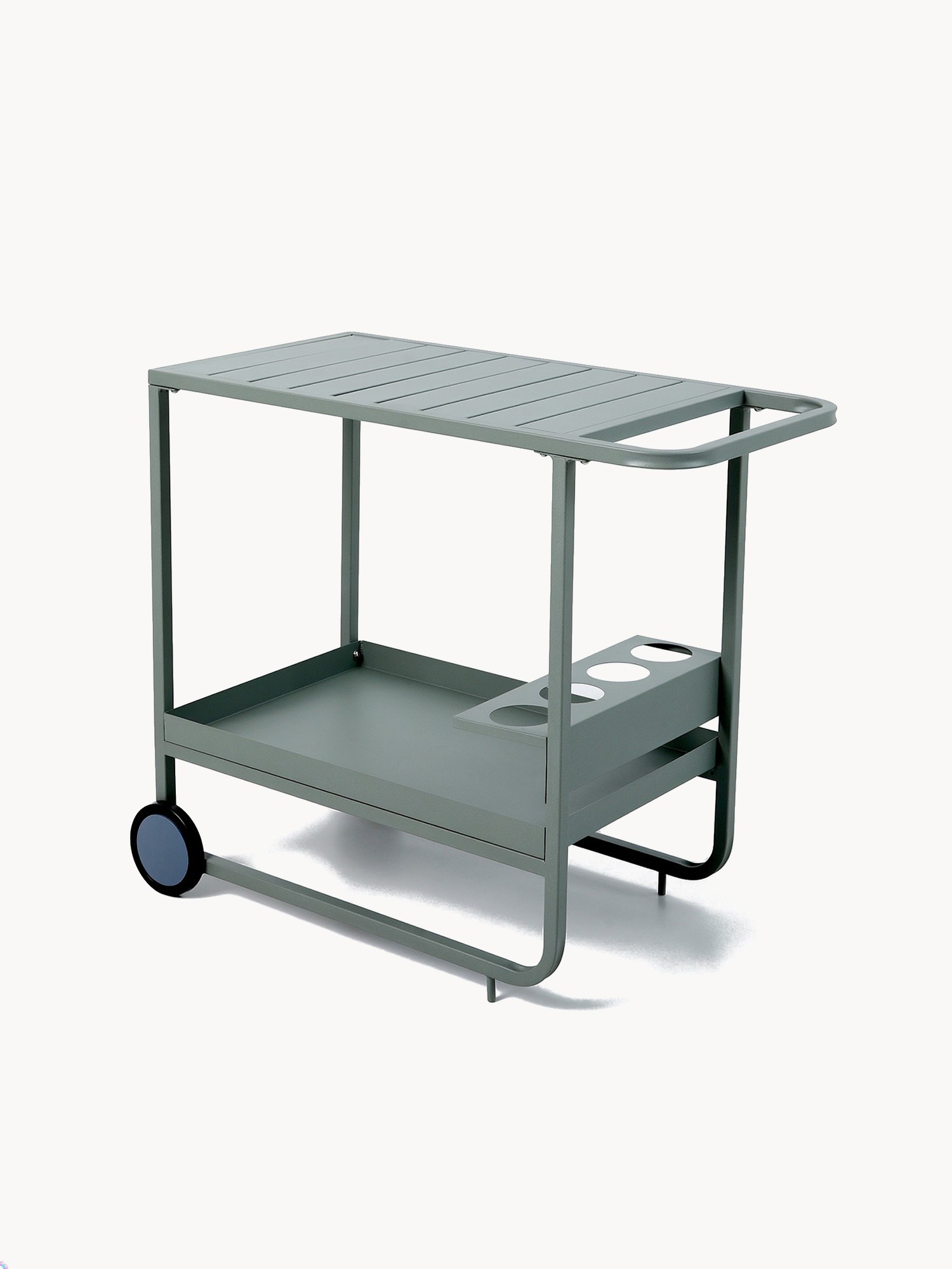 Carrellino bar da esterno, Verde oliva, large image number 0