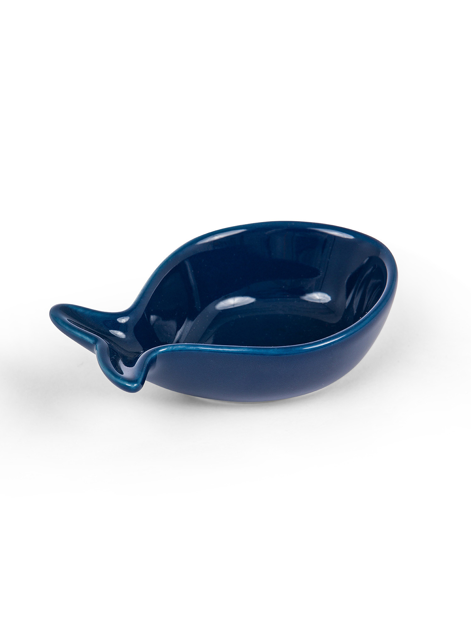 Stoneware fish bowl, Blue, large image number 1