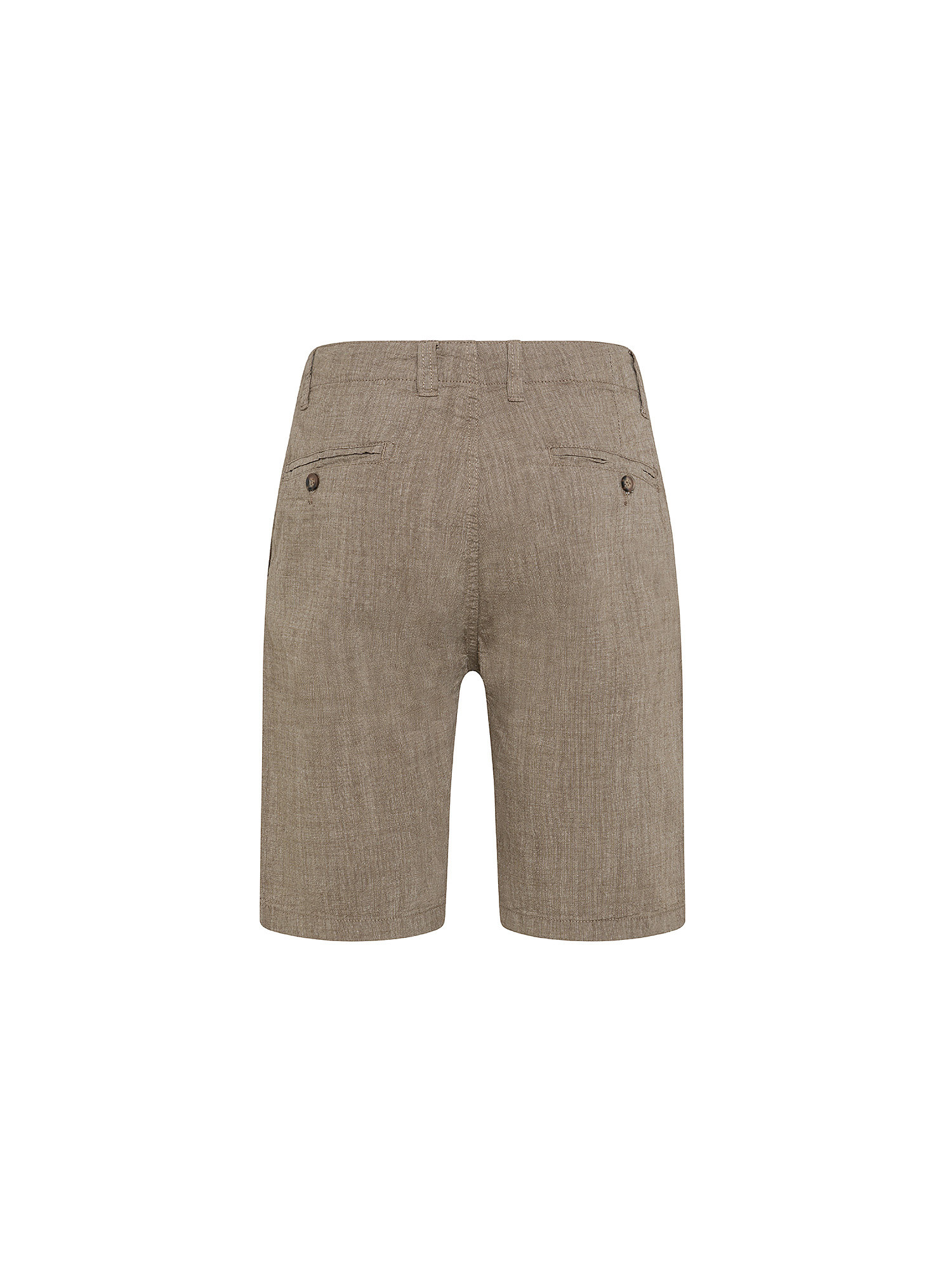 JCT - Chino bermuda in pure cotton, Brown, large image number 1