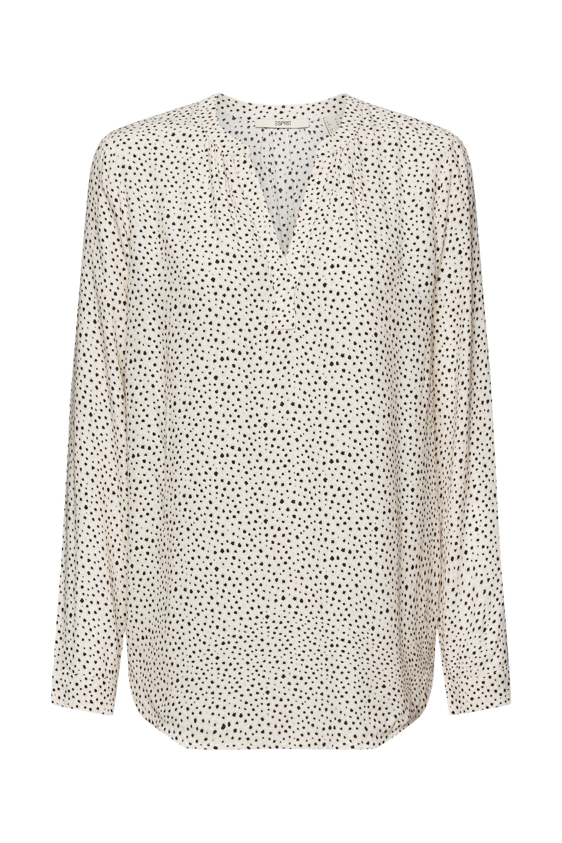 Esprit - Patterned blouse, White, large image number 0