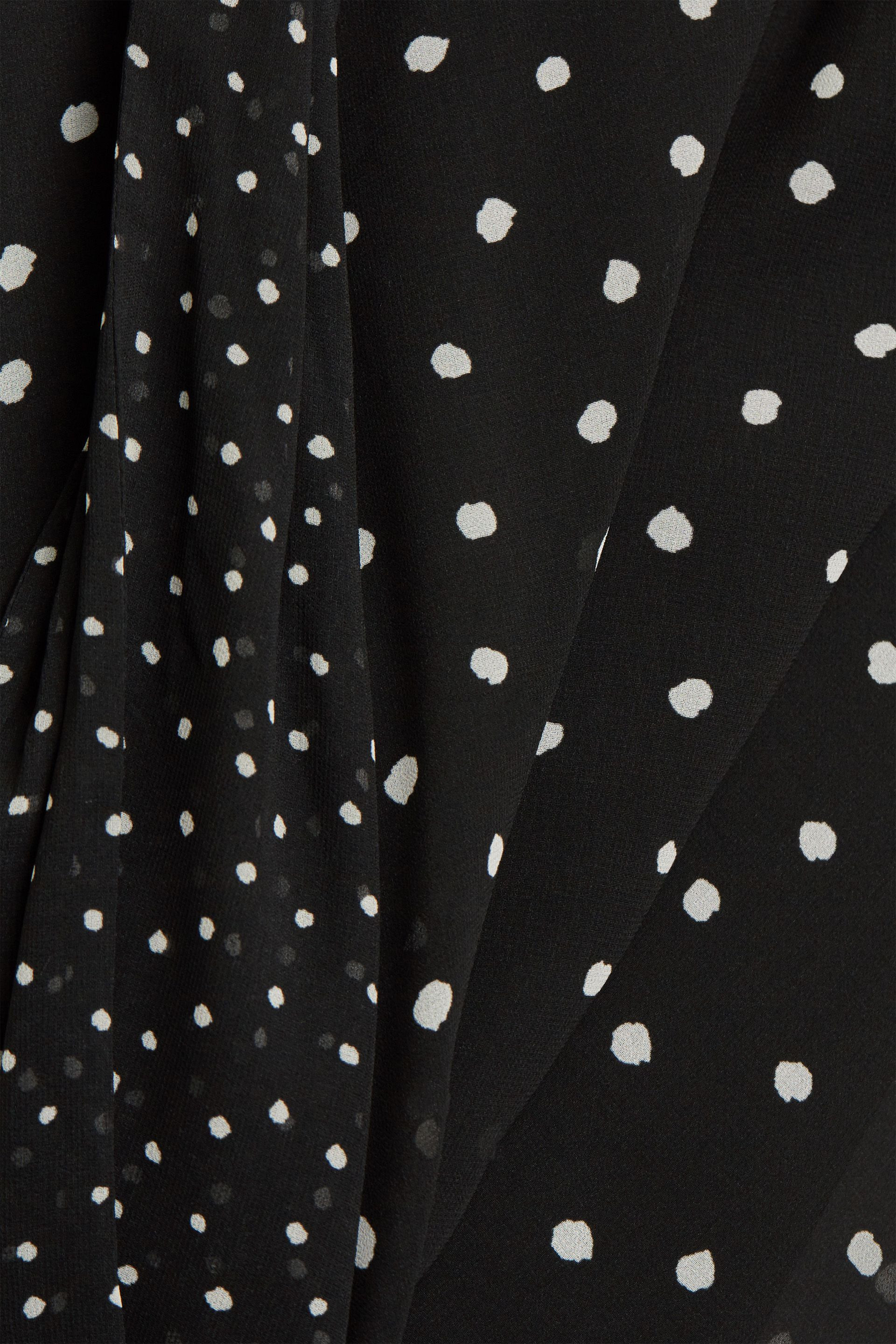 Esprit - Polka dot dress, Black, large image number 1