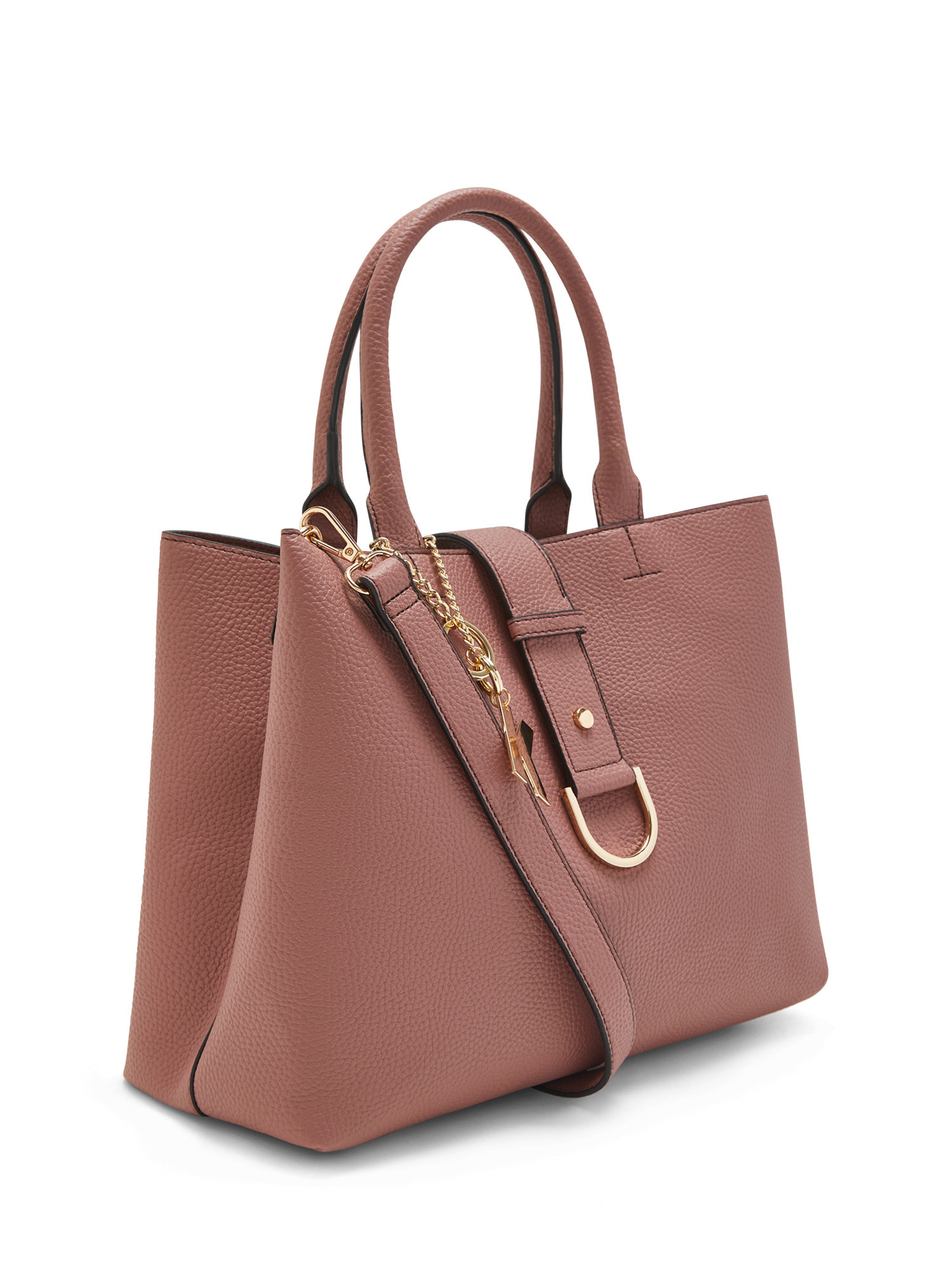 Koan - Shopping bag with charm, Dark Pink, large image number 1