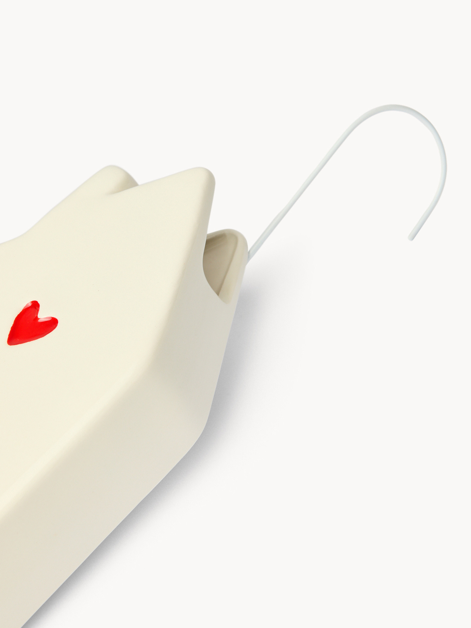 Umidificatore in ceramica a casetta, Bianco, large image number 1