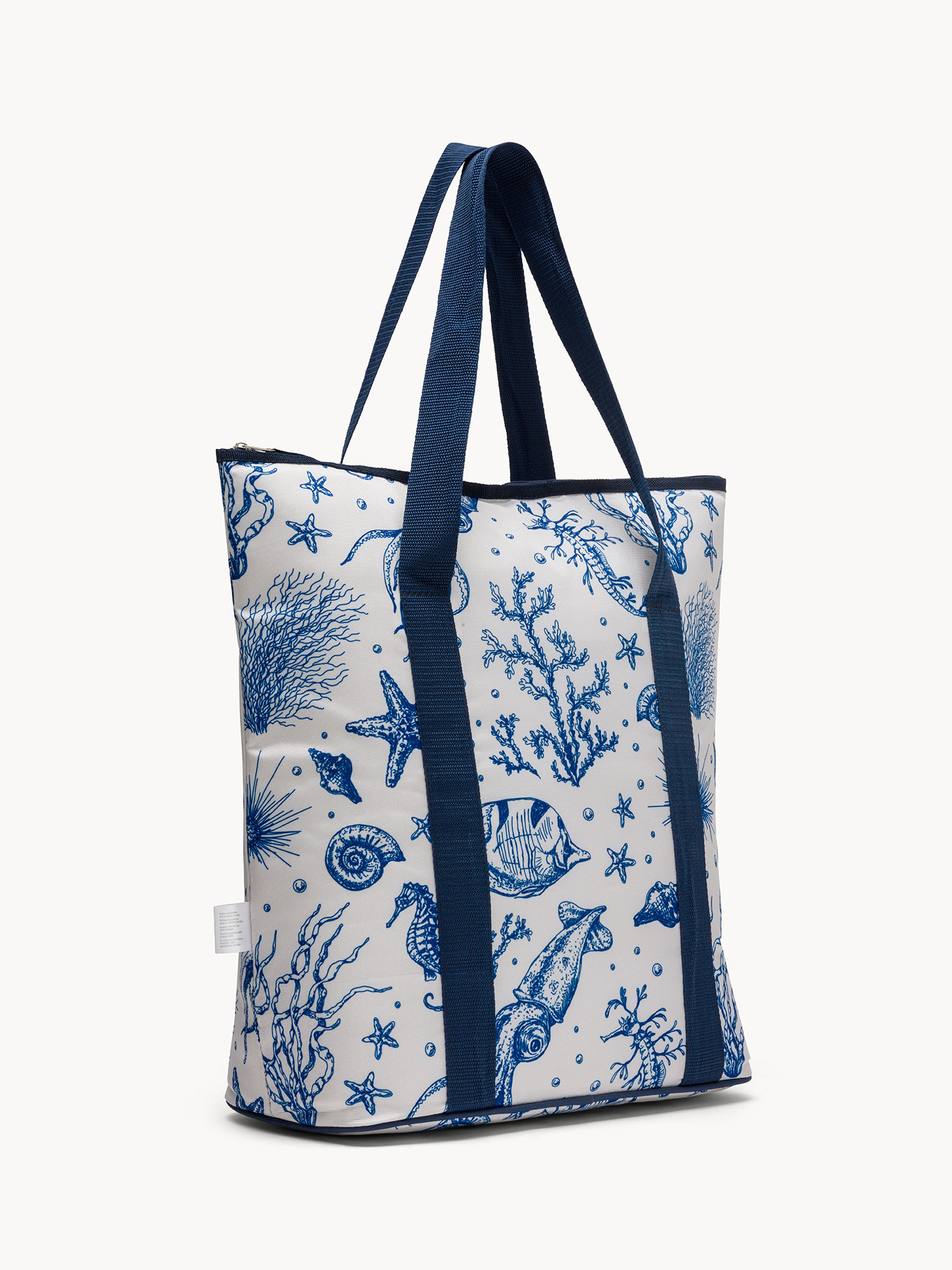 Borsa termica motivo pesci 24 lt, Bianco, large image number 1