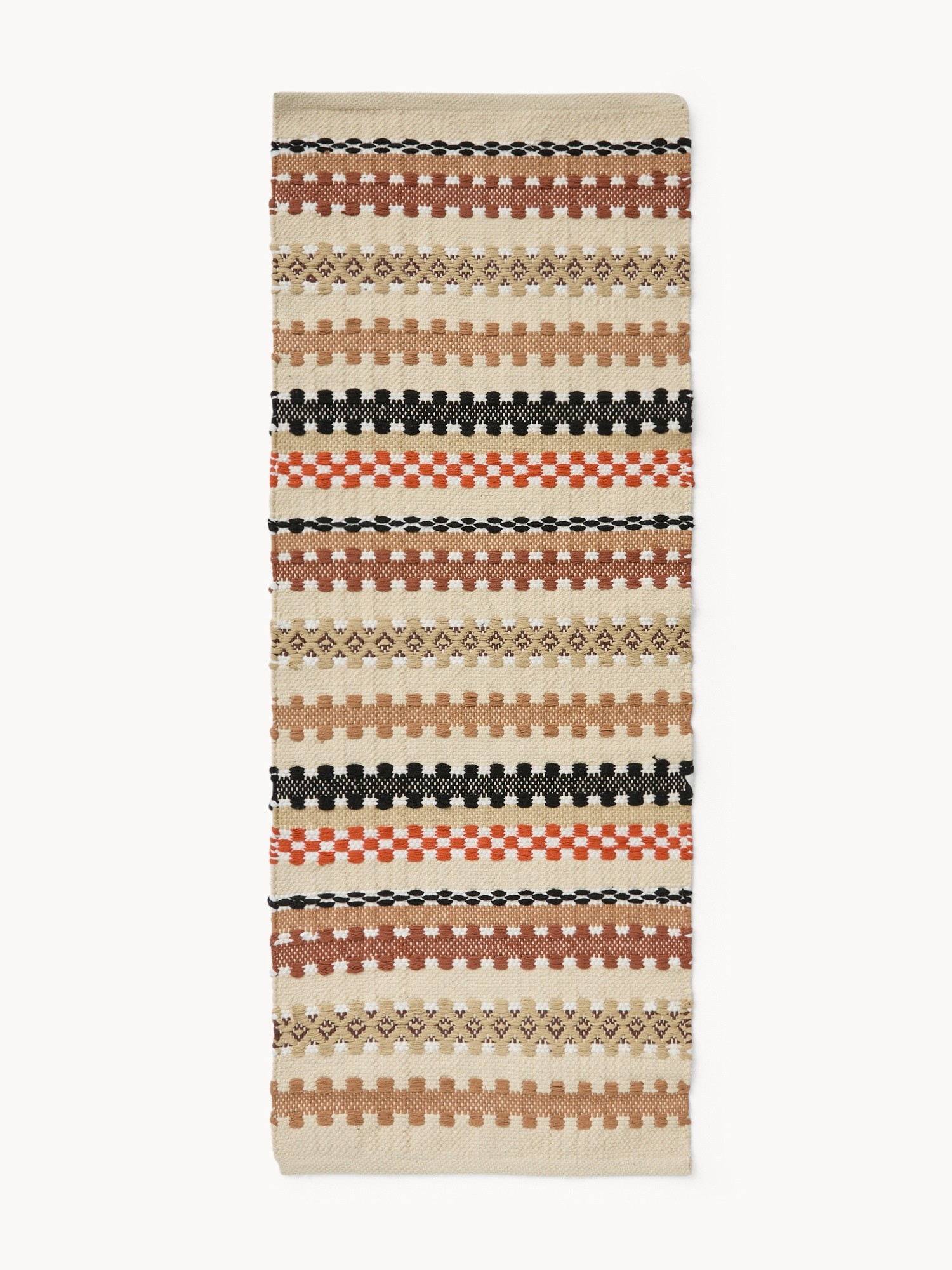 Tappeto da cucina in puro cotone motivo geometrico - Prezzo di lancio, Multicolor, large image number 0