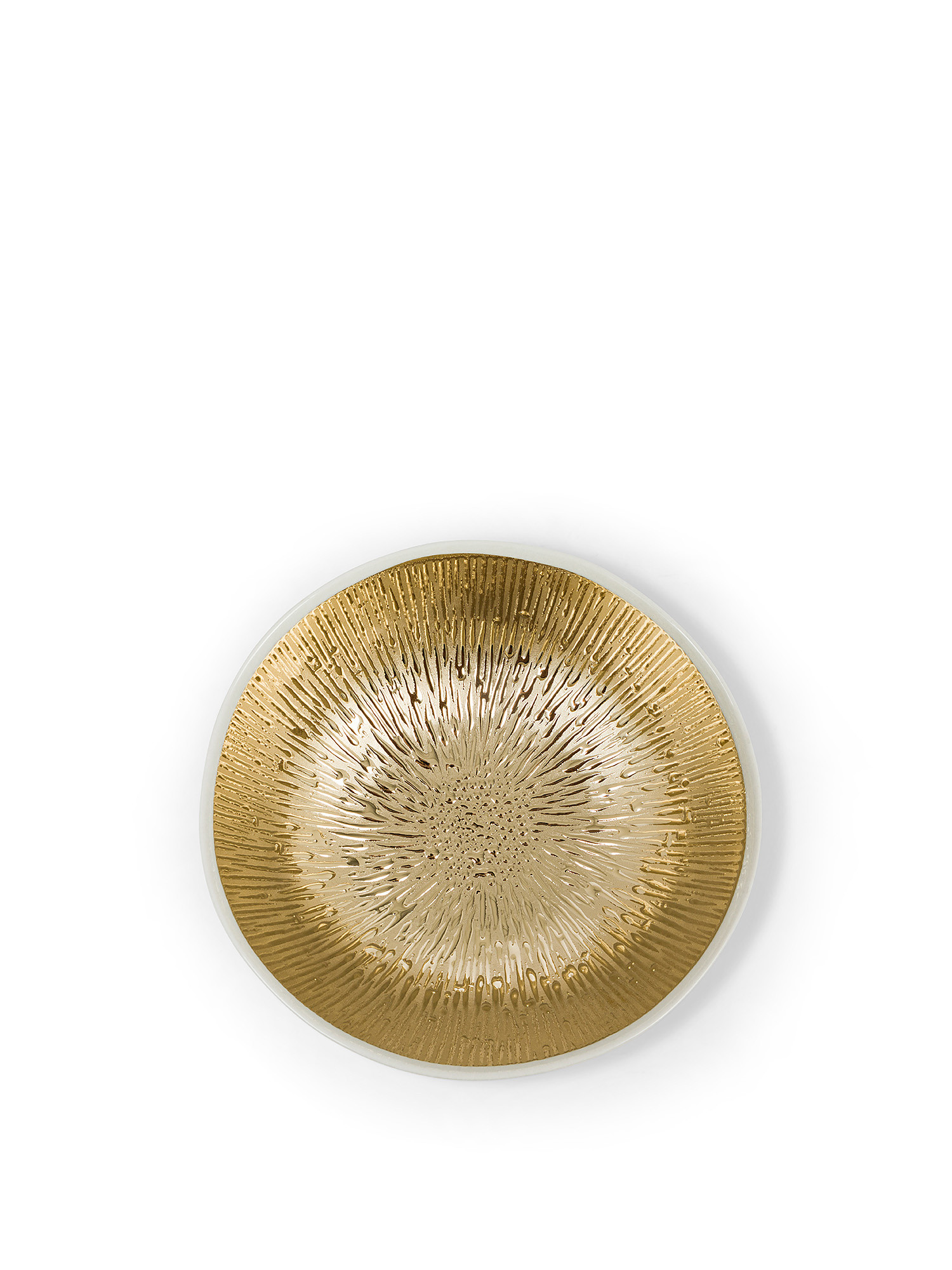 Coppa in stoneware oro, Oro, large image number 1