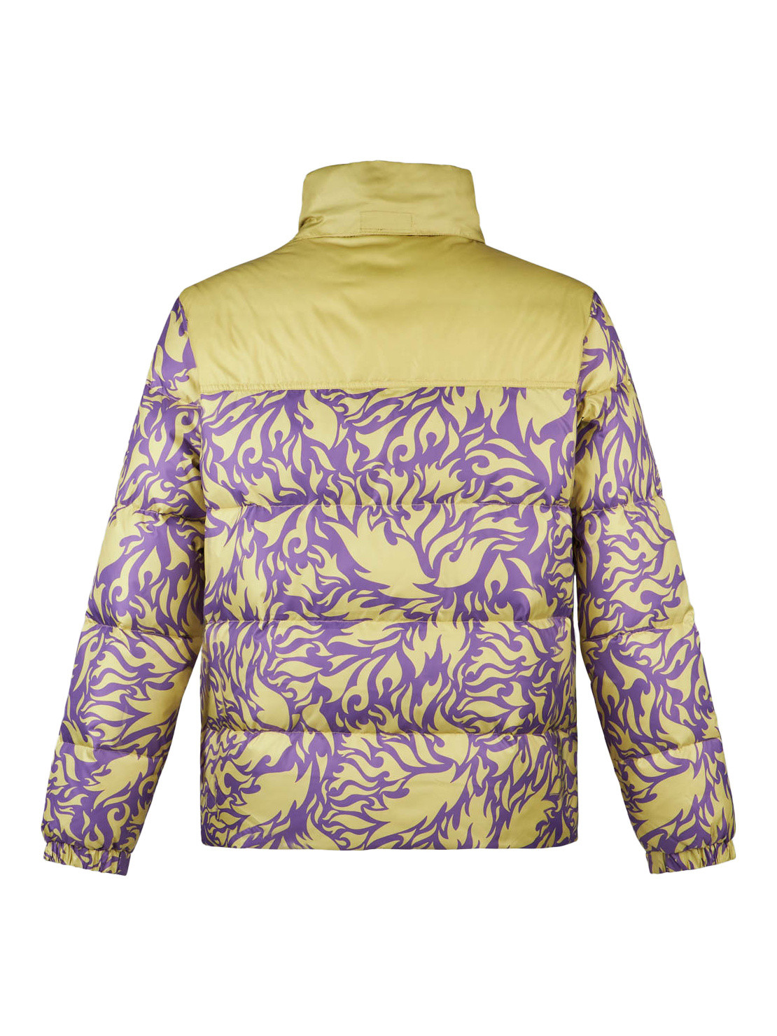 Yes I Am - Down jacket with reversible print, Mustard Yellow, large image number 3
