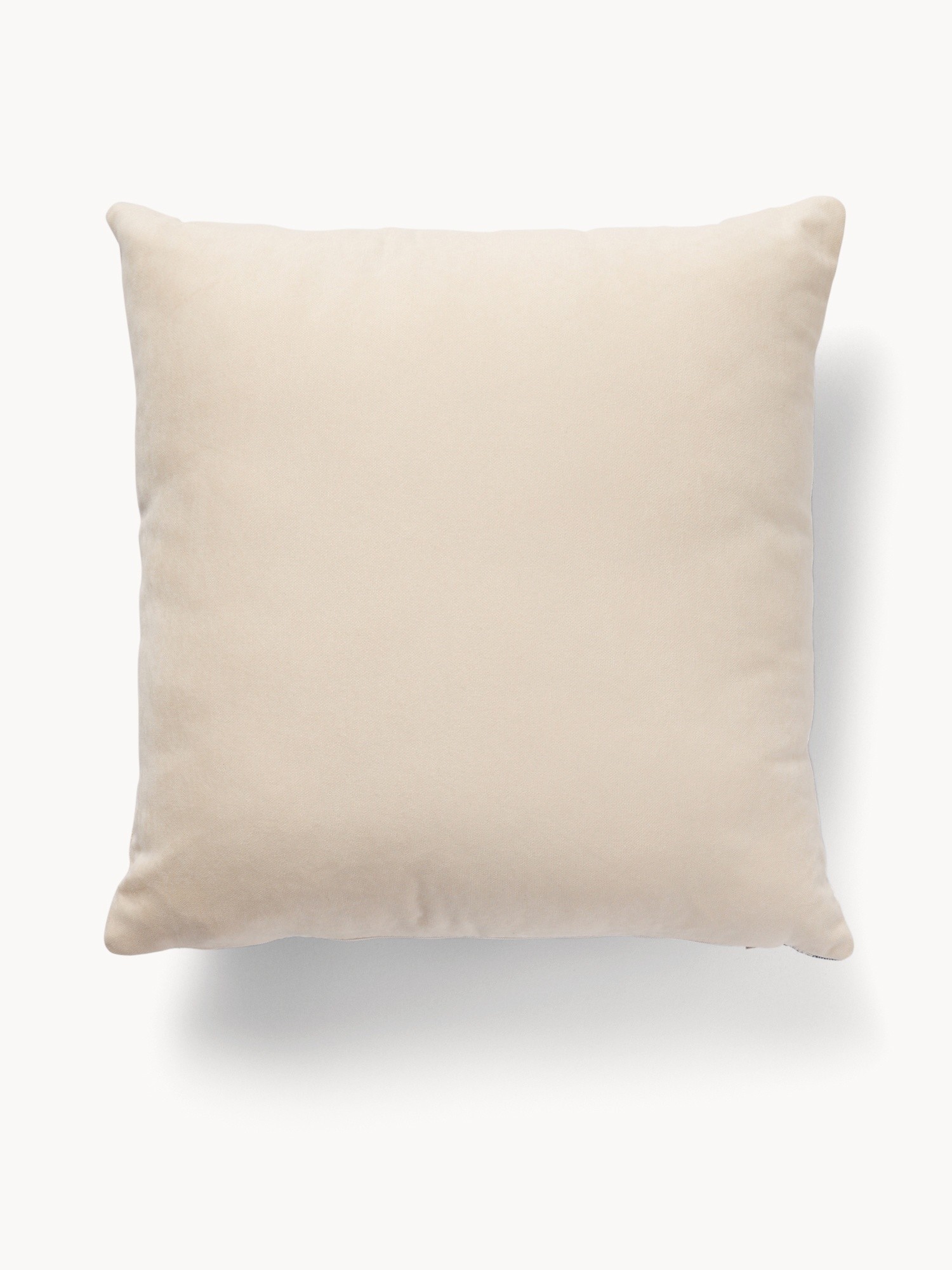 Blue striped cushion 45x45cm, White / Blue, large image number 0