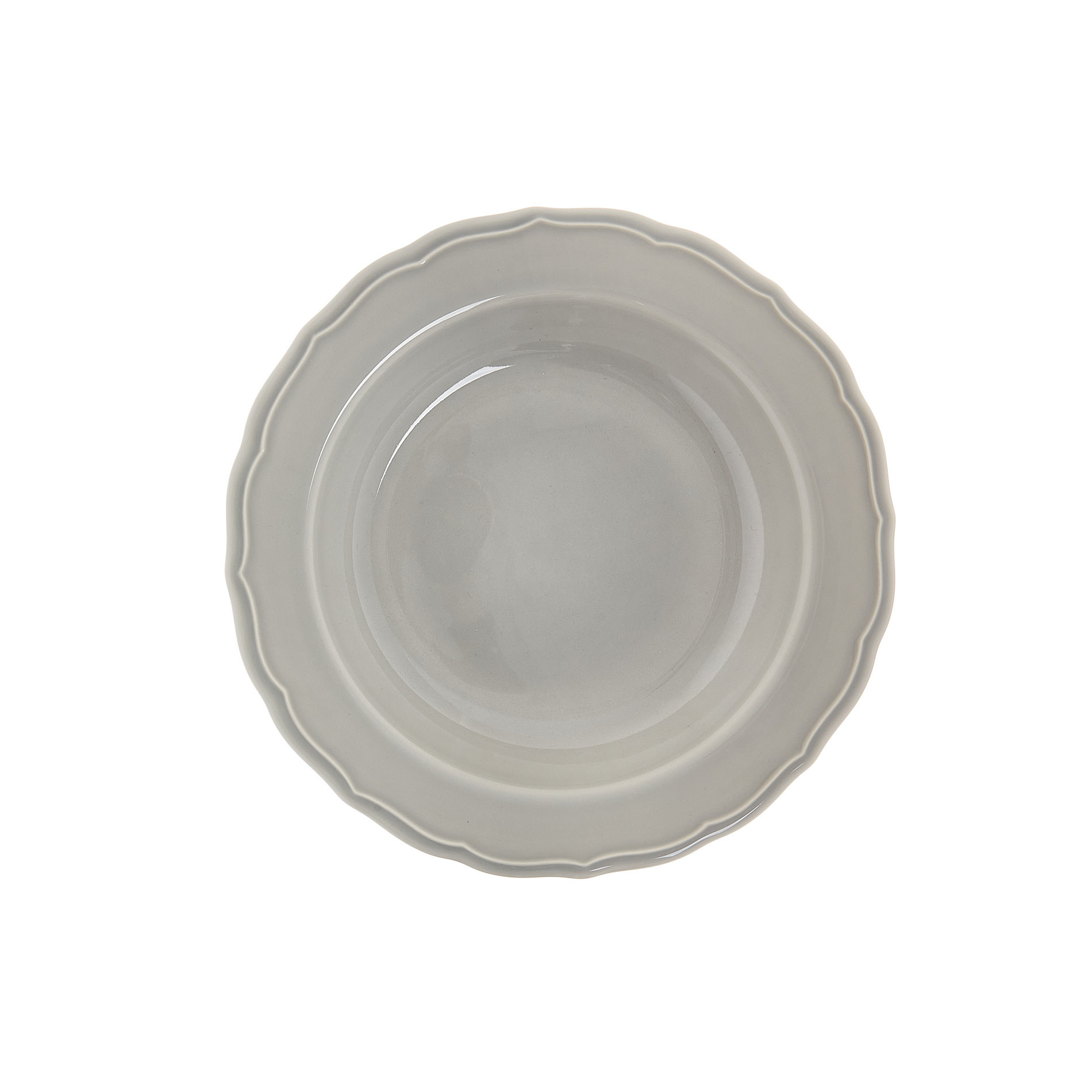 Dona Maria ceramic soup bowl, Grey, large image number 1
