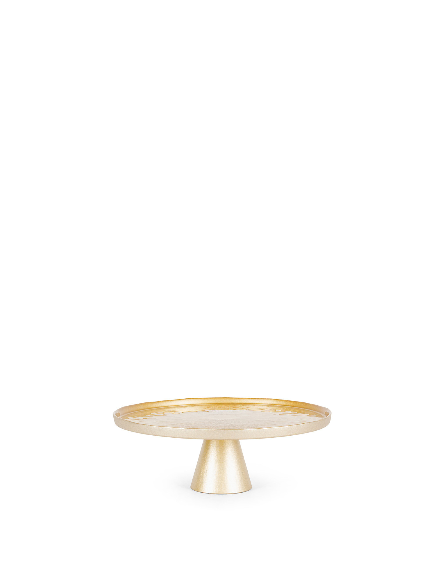 Glass cake stand, Gold, large image number 0