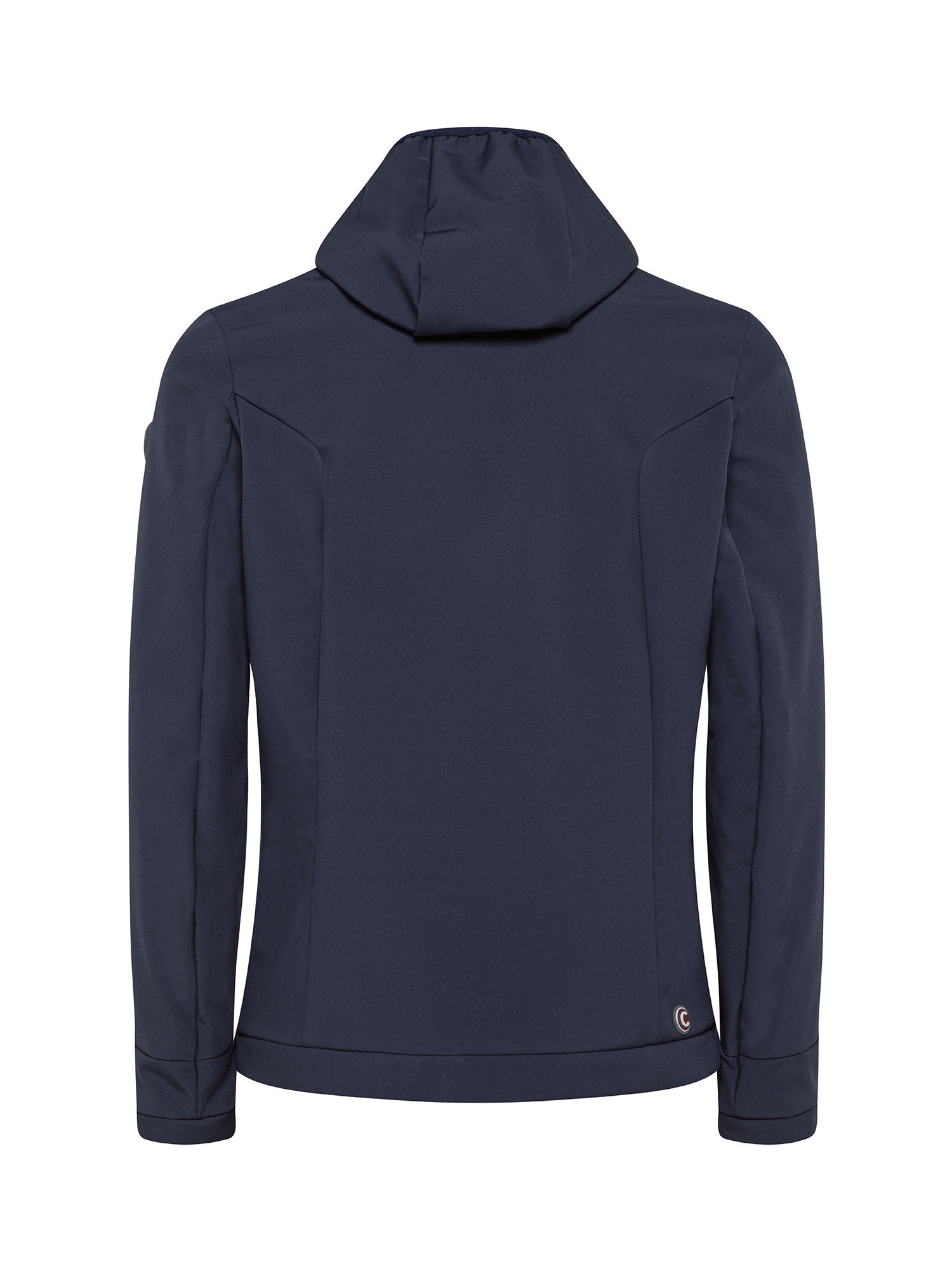 Hoodie jacket in soft three-layer fabric, Blue, large image number 1
