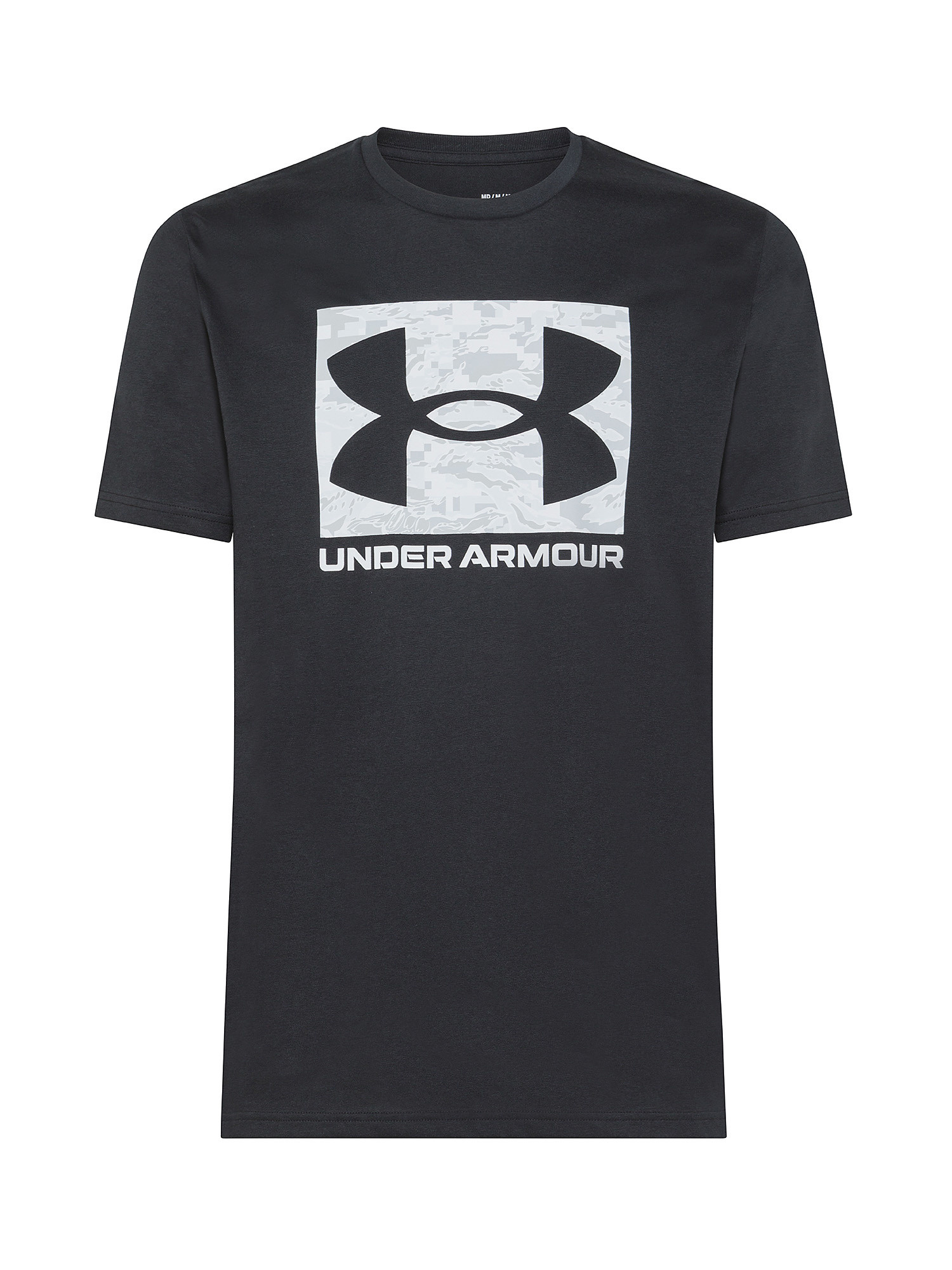 Under Armour - UA ABC Camo Boxed Logo Short Sleeve Jersey, Black, large image number 0