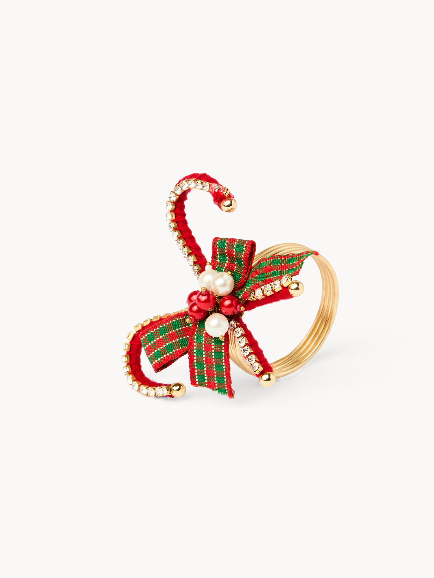 Porta tovagliolo a candy canes, Multicolor, large image number 0