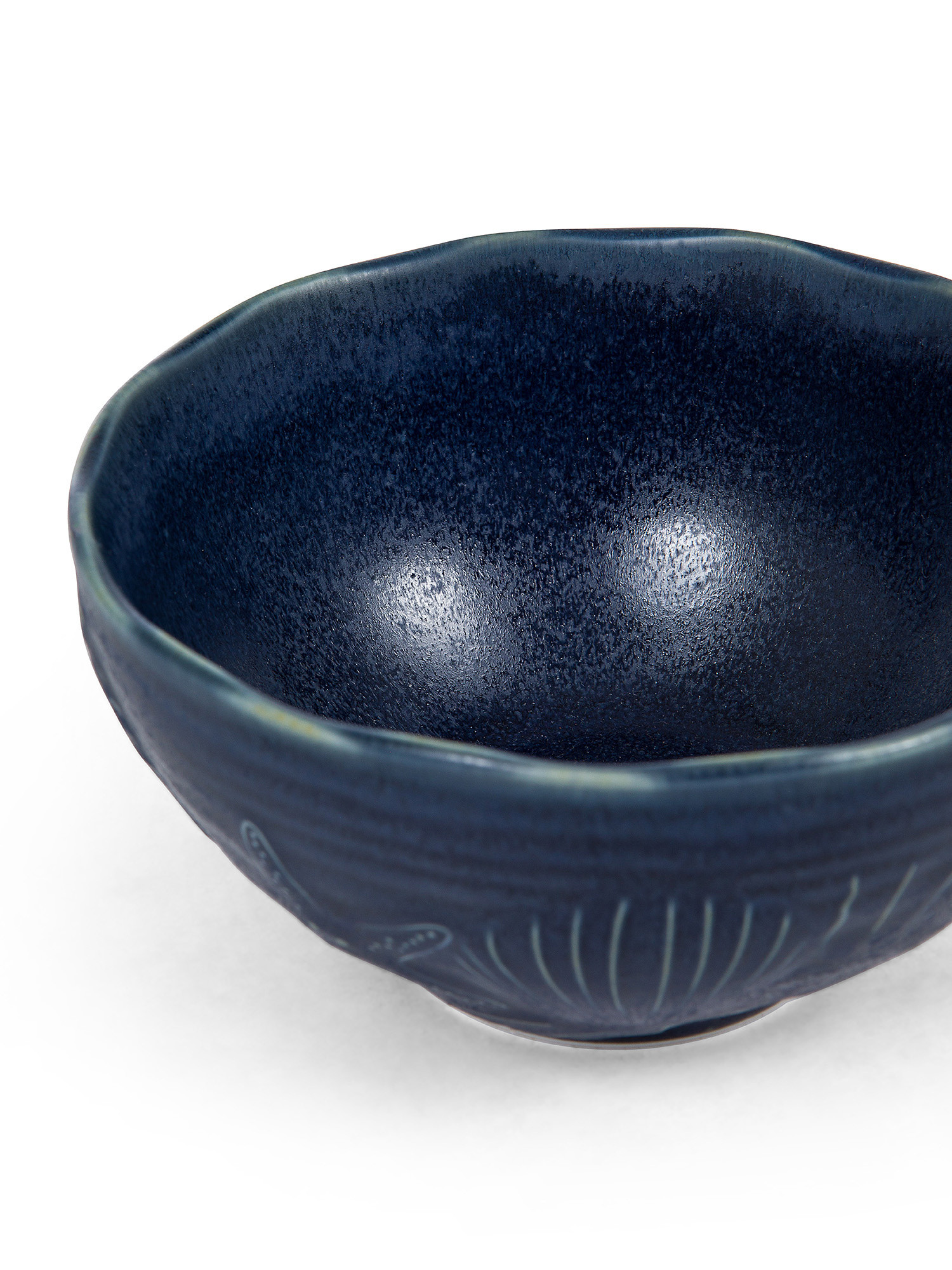 Blue porcelain bowl, Dark Blue, large image number 1