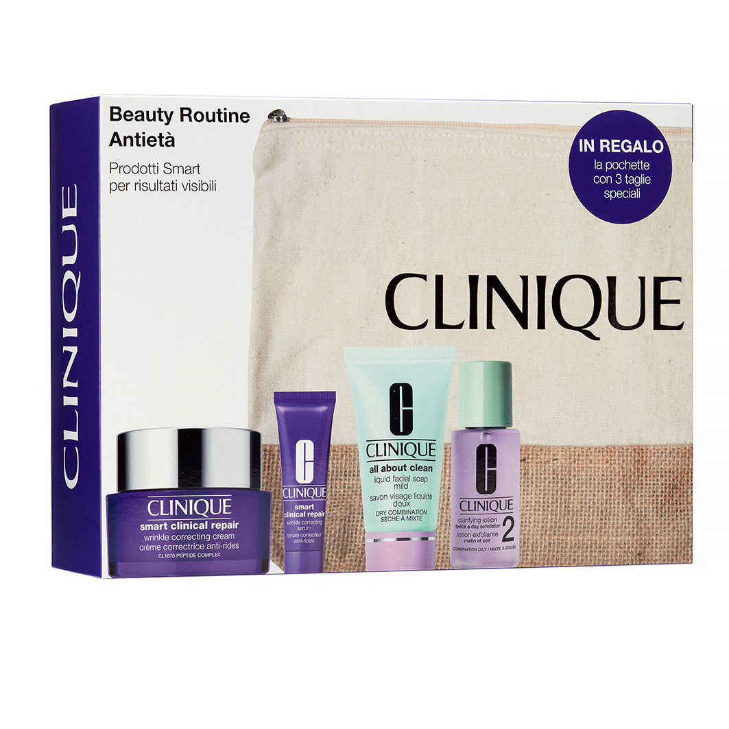 Clinique - Cofanetto beauty routine antieta' - smart clinical repair, Beige, large image number 1