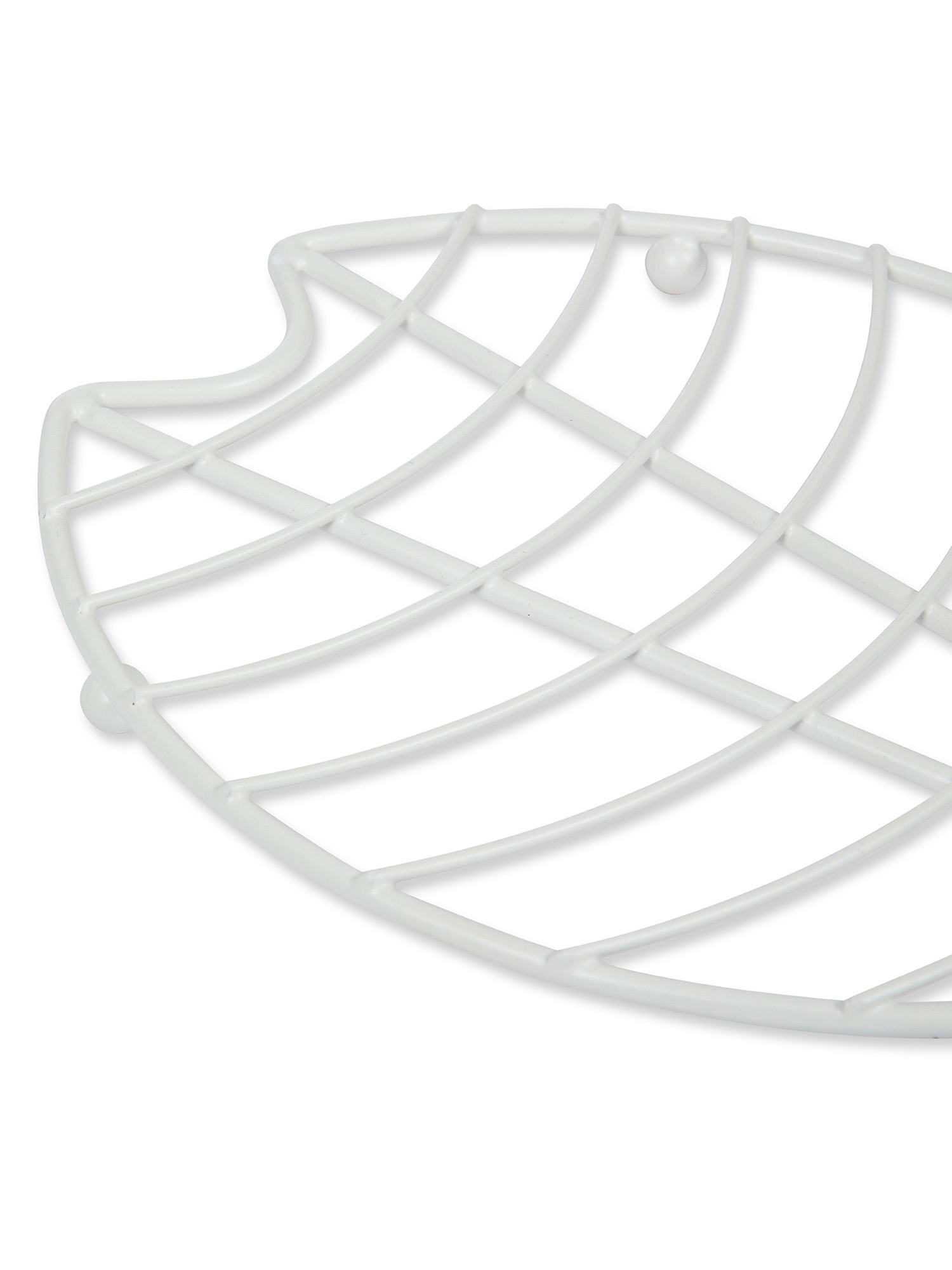 White wire trivet, White, large image number 1