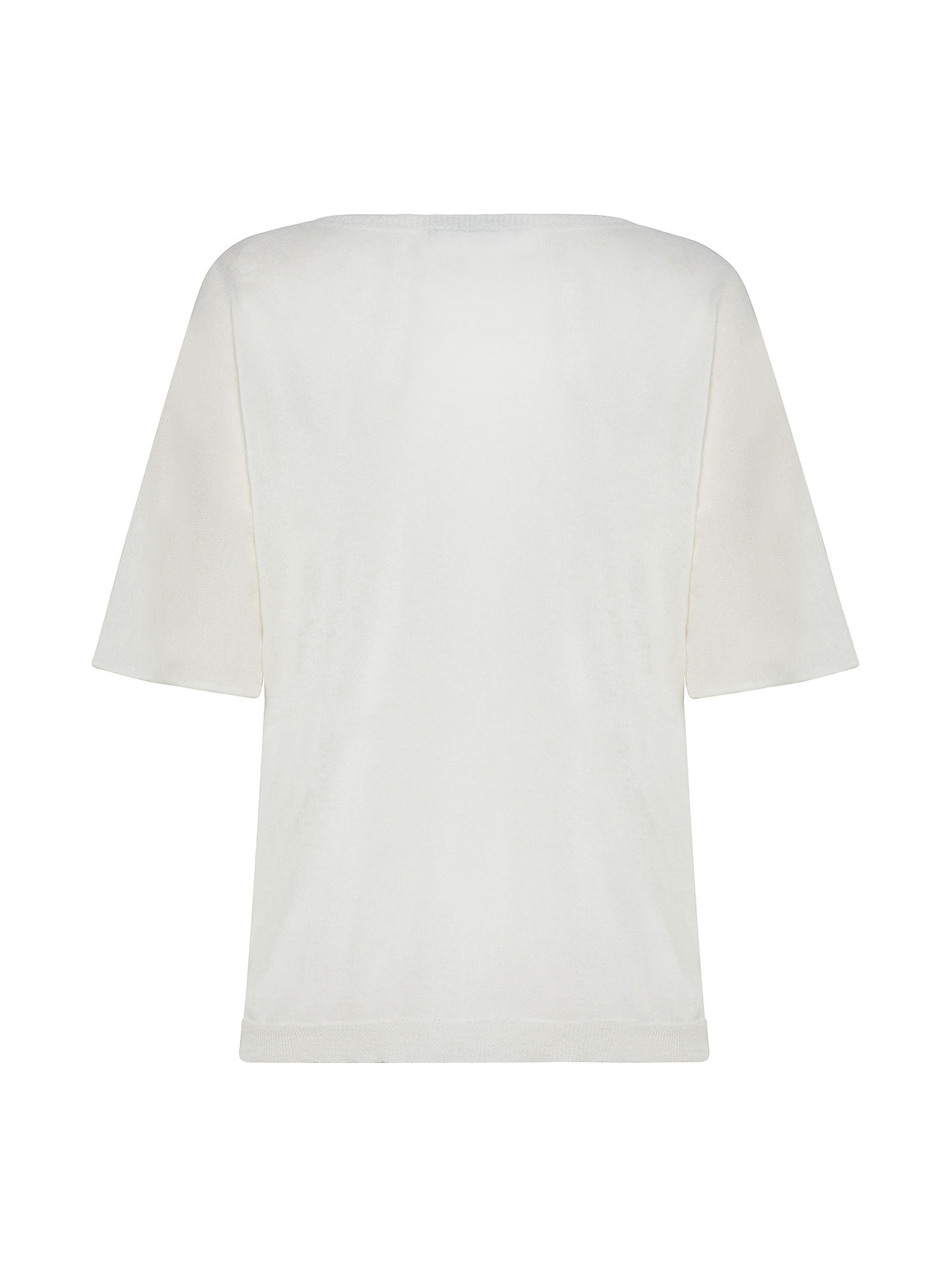 Kimono sleeve shirt, White, large image number 1