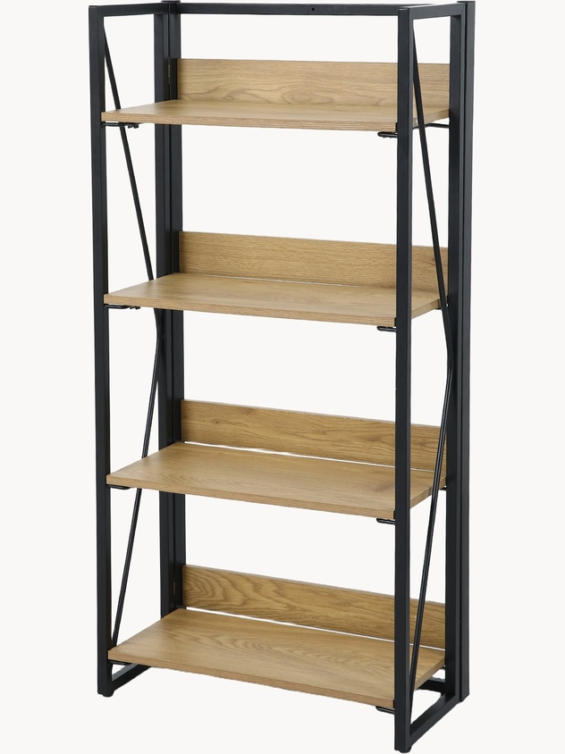 Nordic folding shelf with shelves