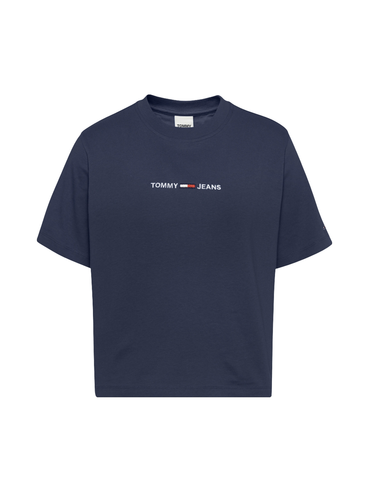 Regular fit T-shirt with logo, Blue, large image number 0