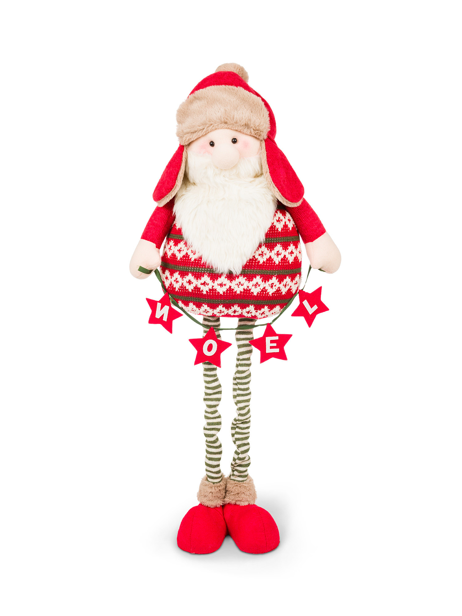 Decorazione a Babbo Natale H90cm, Multicolor, large image number 0