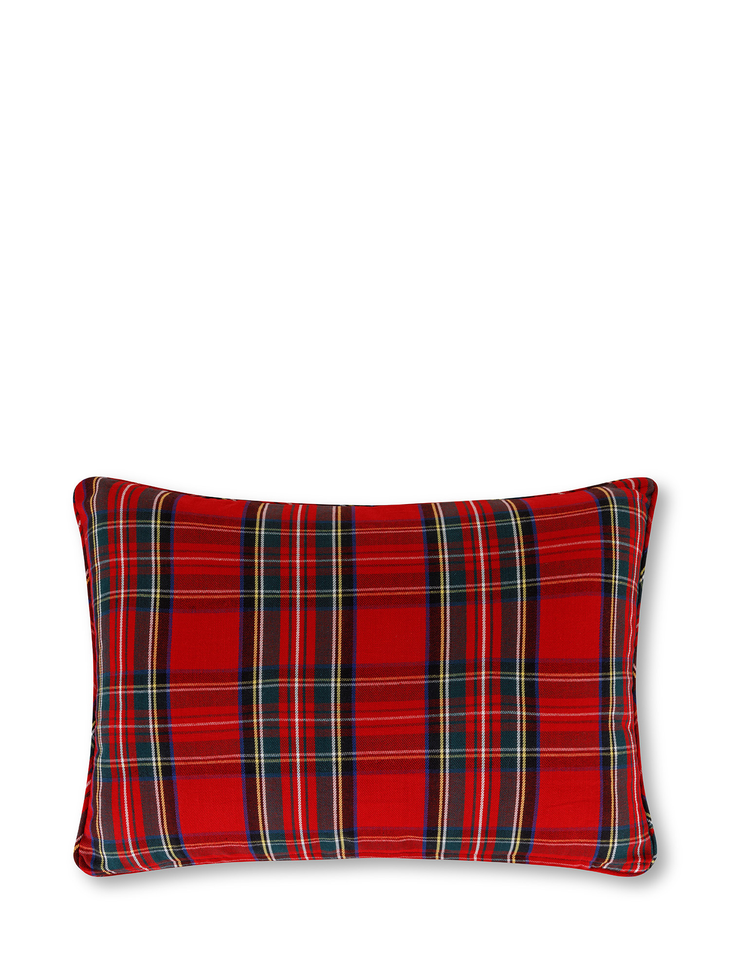Tartan cushion 35x50 cm, Red, large image number 0