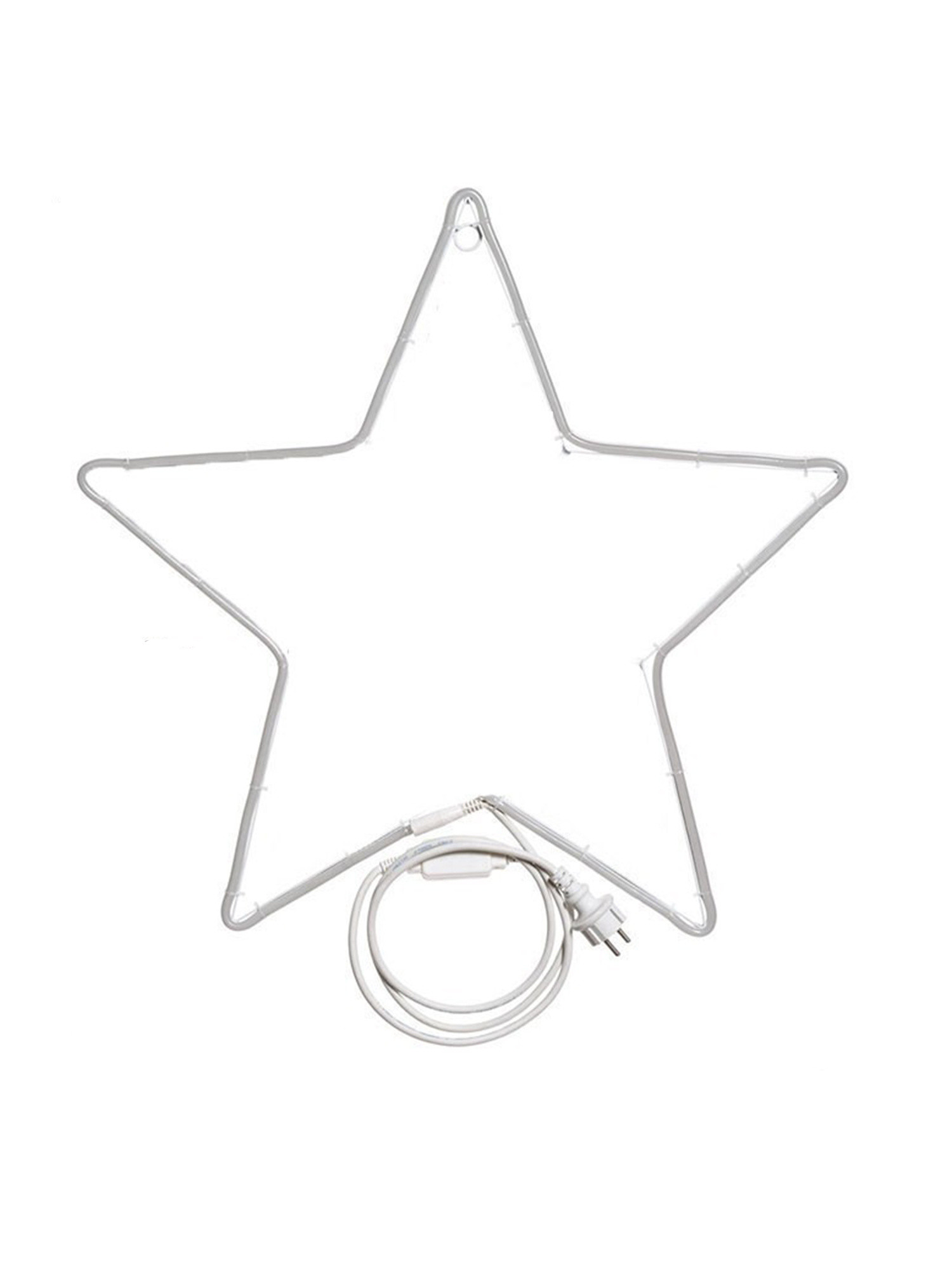 LED neon star, Yellow, large image number 1