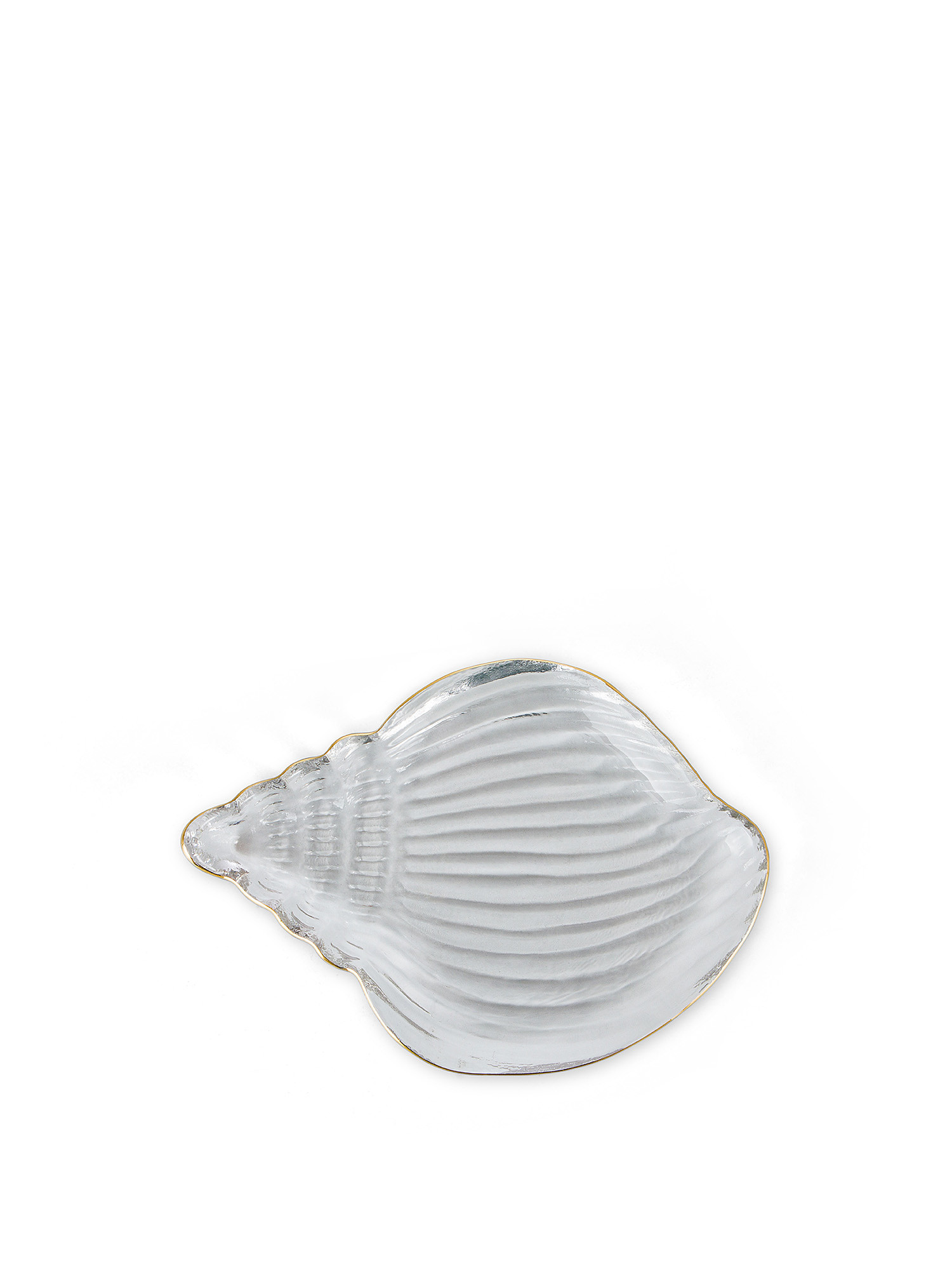 Snail glass saucer, Transparent, large image number 0